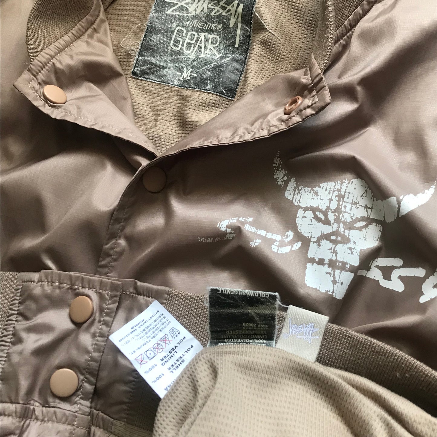 Stüssy x Futura Skullacon bomber jacket