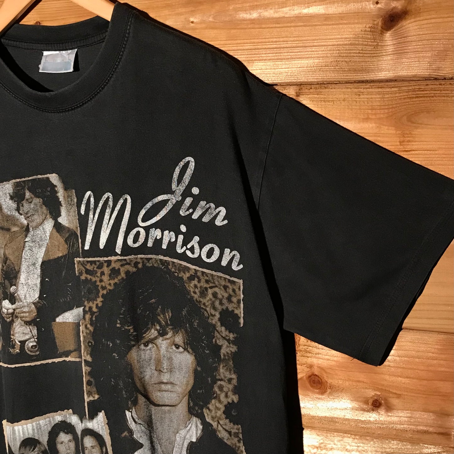 90s The Doors Jim Morrison Photo Collage t shirt