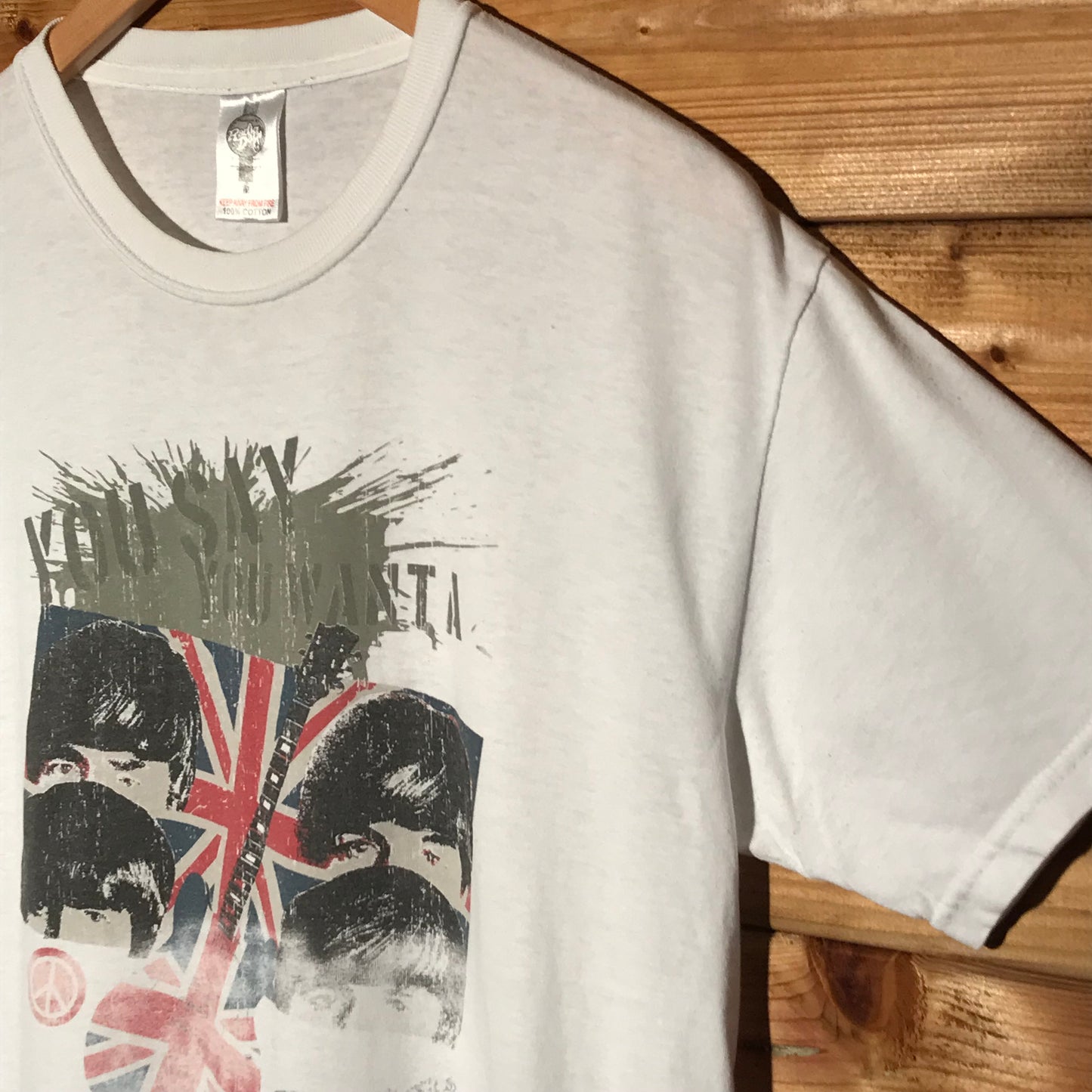 The Beatles You Say You Want A Revolution? Spellout t shirt
