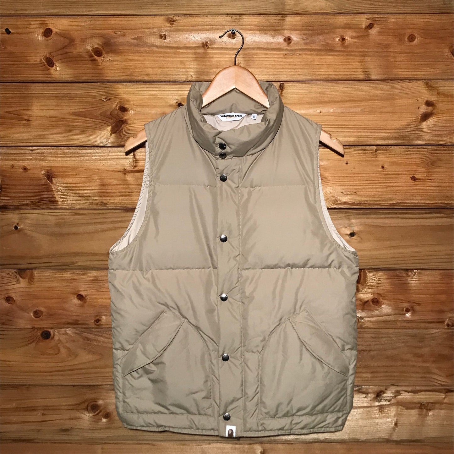 Bape, A Bathing Ape Essentials Down puffer gilet