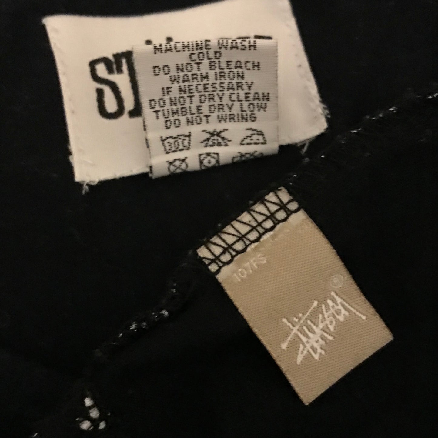 Stüssy Paisley Bandana Pattern AOP Waffle Knit long sleeve t shirt