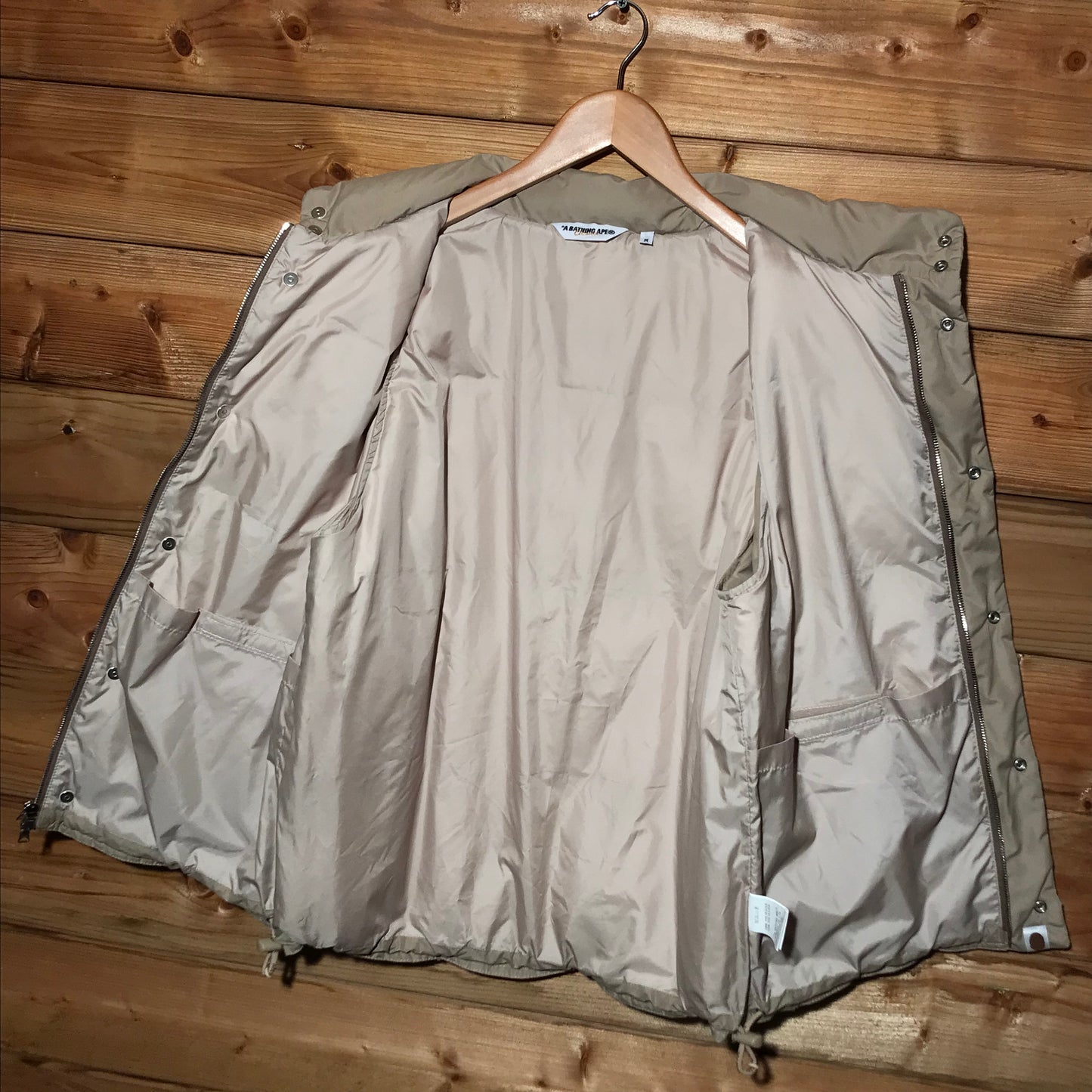 Bape, A Bathing Ape Essentials Down puffer gilet