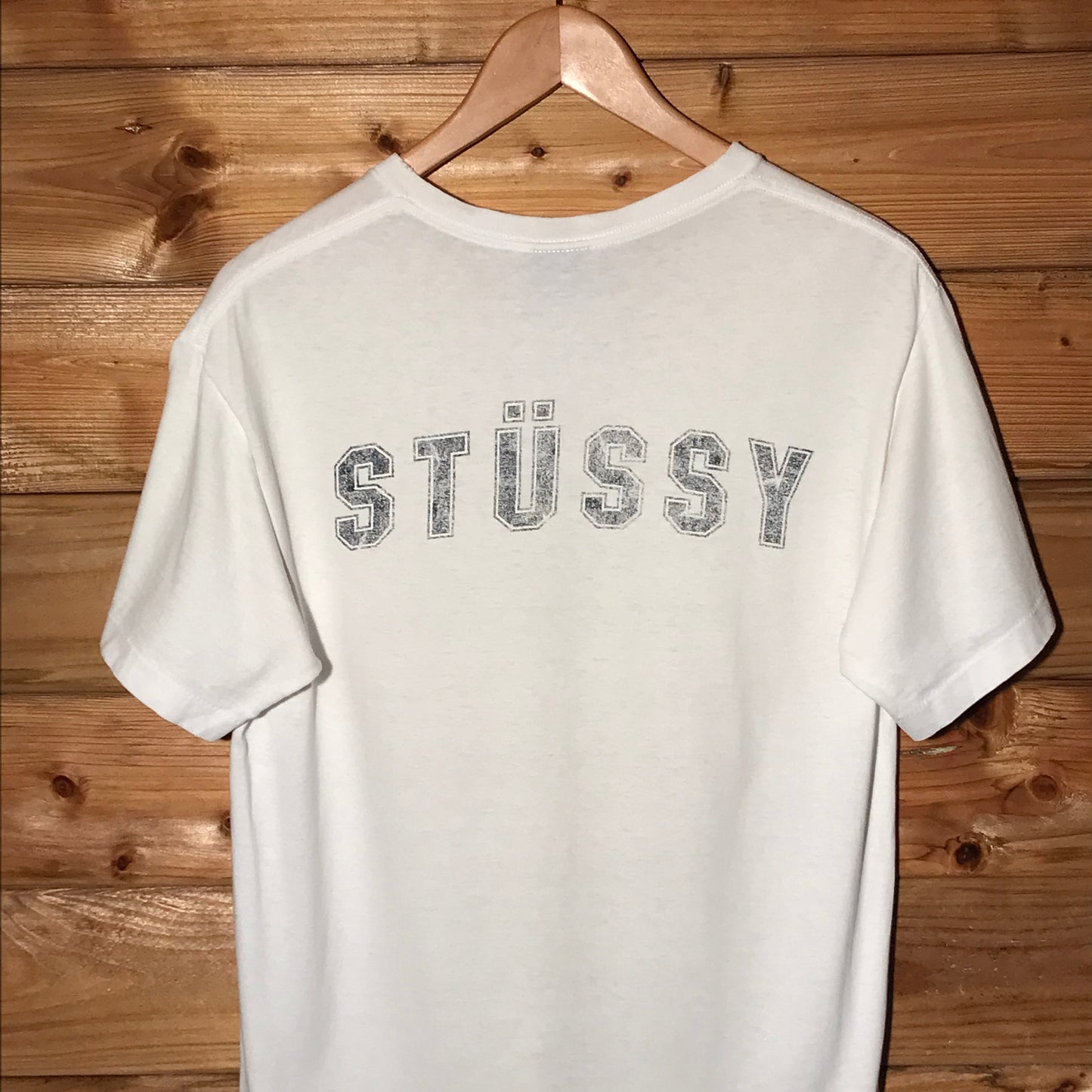 90s Stüssy 80 Centre Script Spellout t shirt