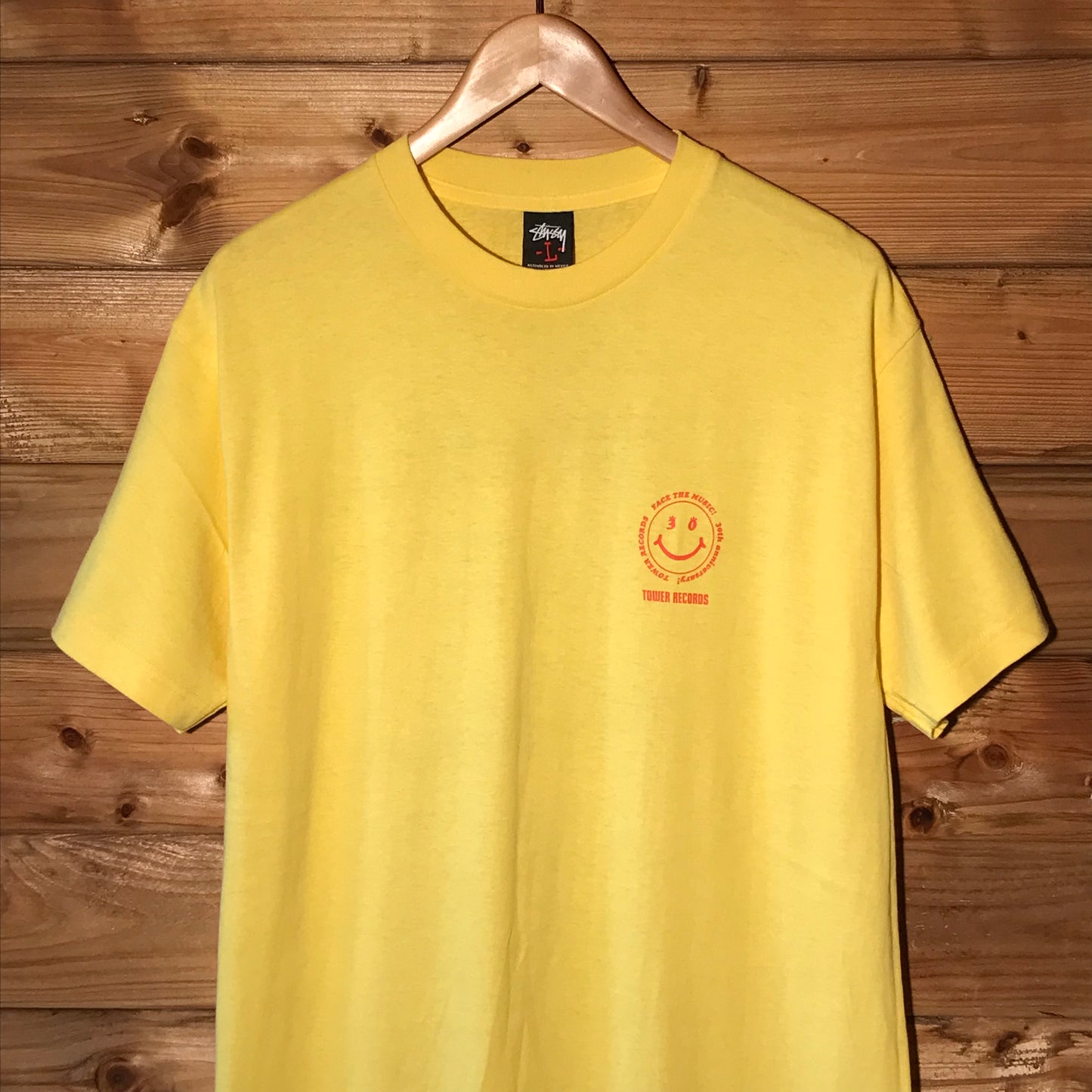 2010 Stüssy x Tower Records 30th Anniversary NMNL t shirt
