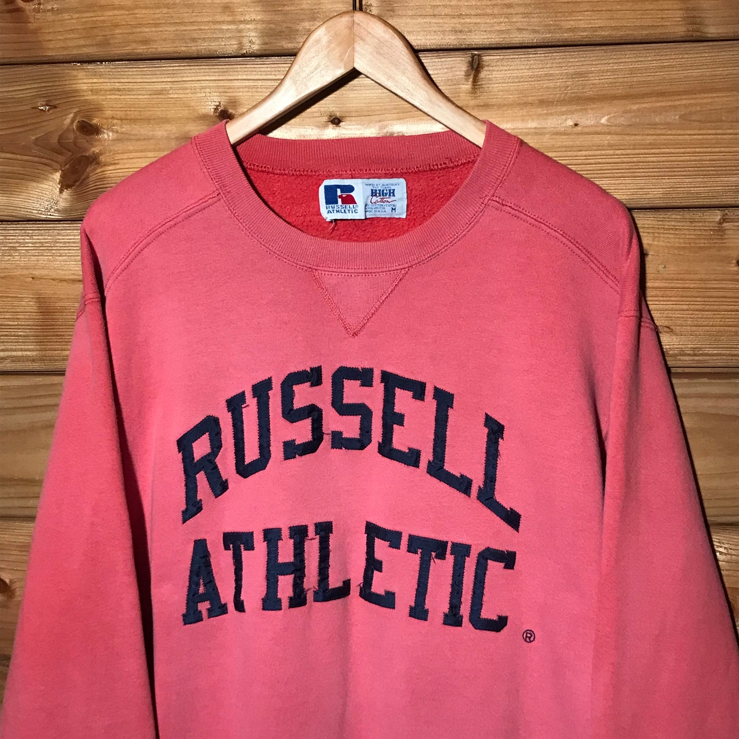 90s Russell Athletic Arc Spellout sweatshirt