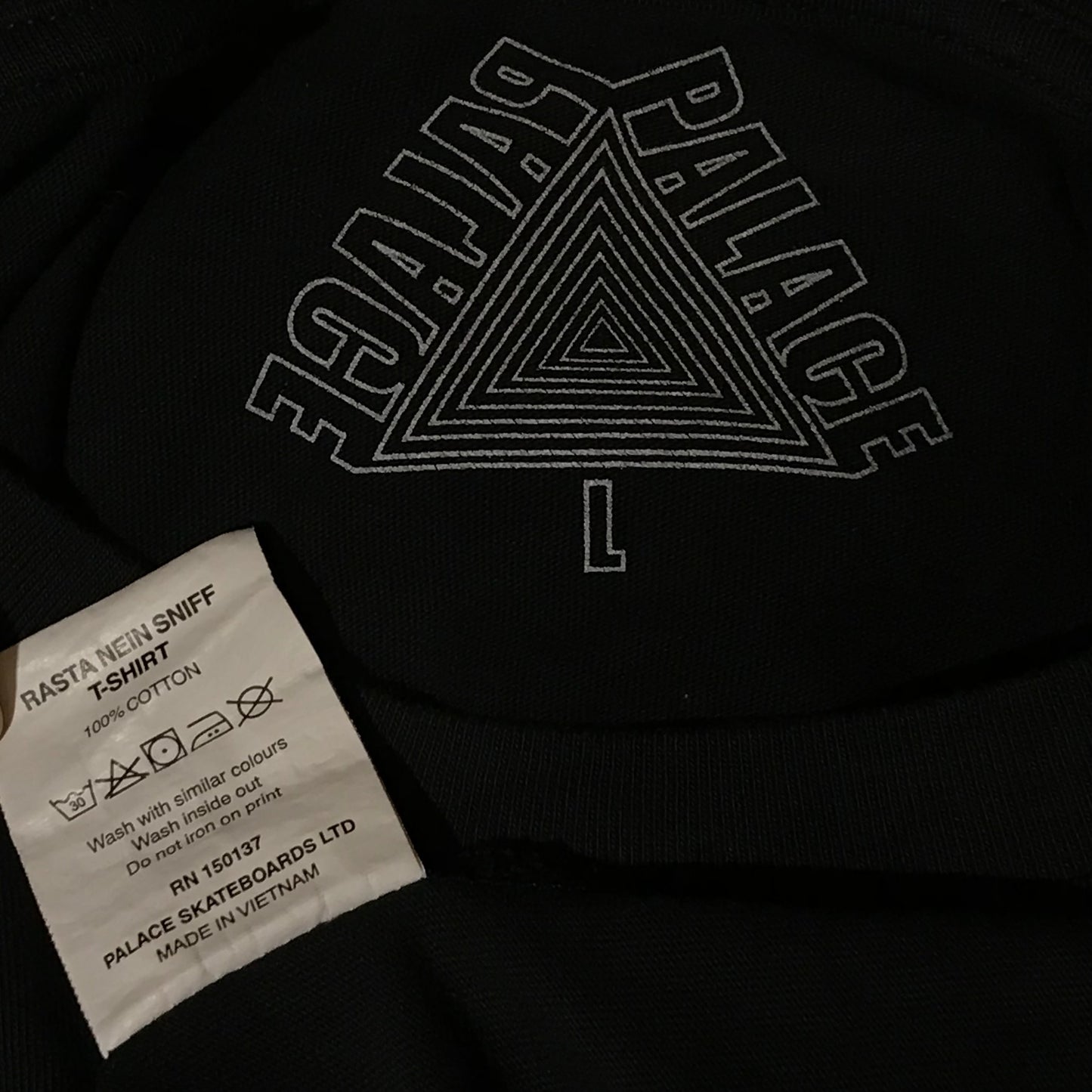 2019 Palace Rasta Nein Sniff Triferg t shirt