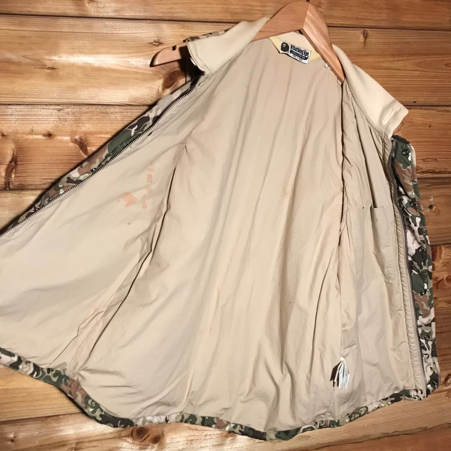 Bape, A Bathing Ape BDU Ghost Camo AOP gilet jacket