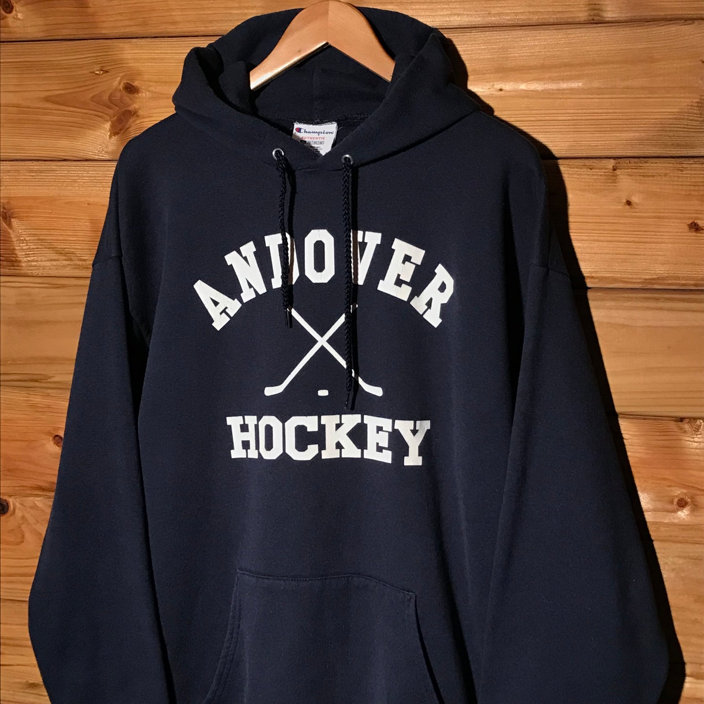 Champion Andover Hockey Team Centre Spellout hoodie