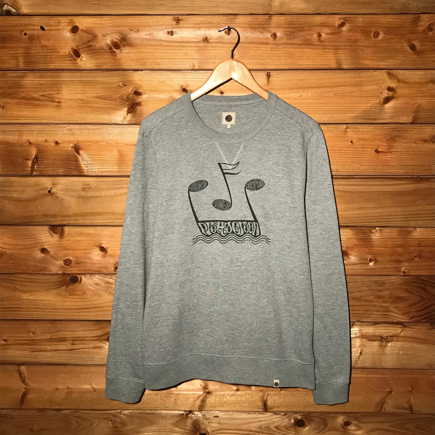 Pretty Green Medium Wave Music Note sweatshirt
