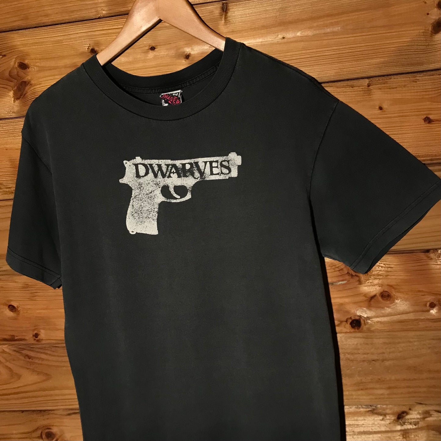 Dwarves Pistol Centre Spellout Band t shirt