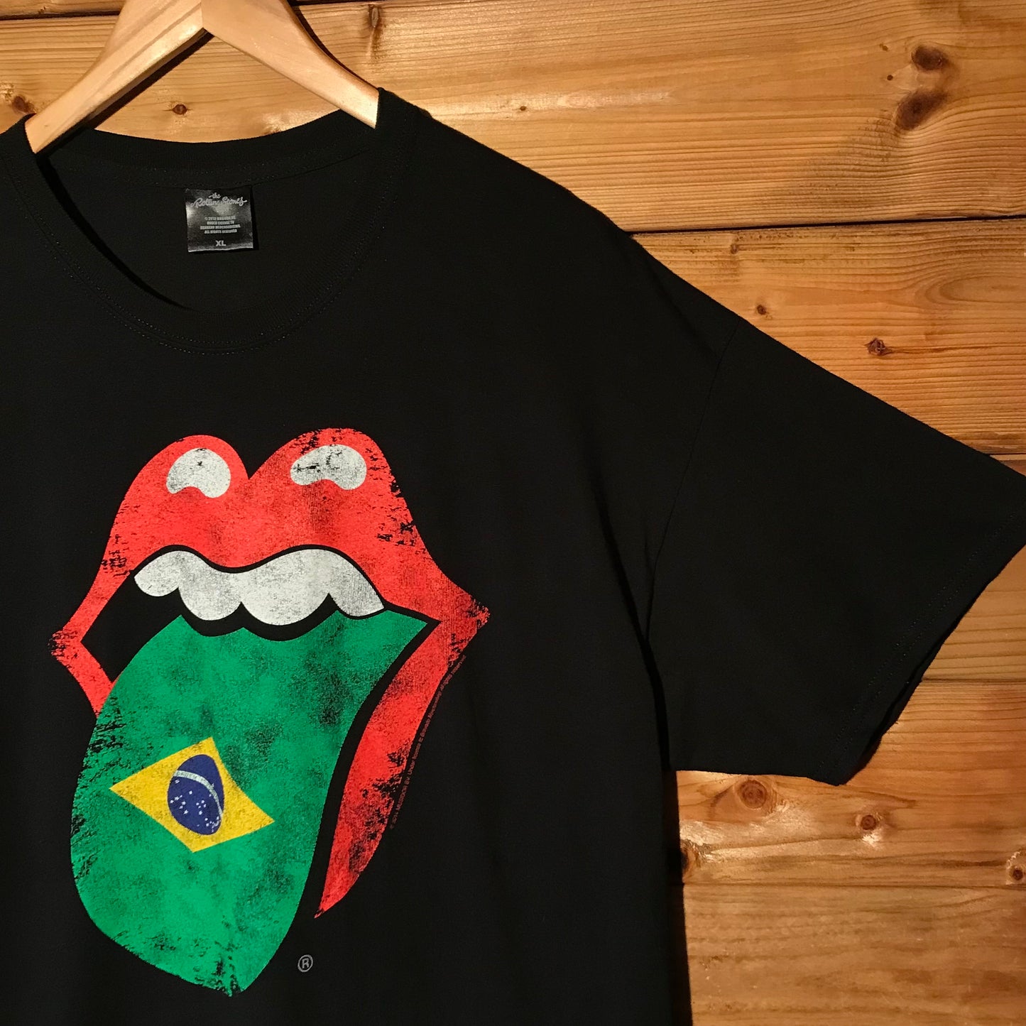 2013 The Rolling Stones Brazil Tongue and Lip t shirt