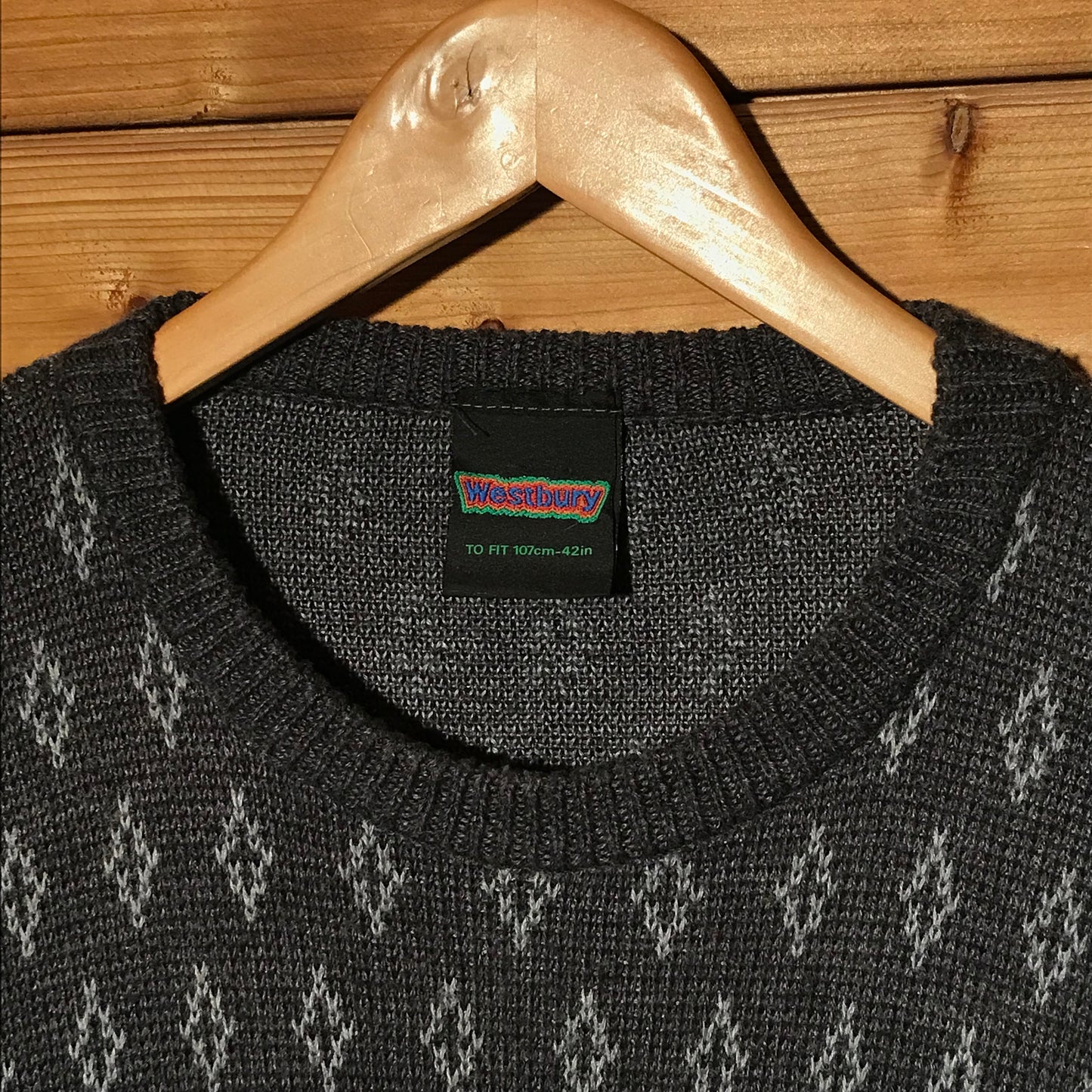 Westbury Diamond knit sweatshirt