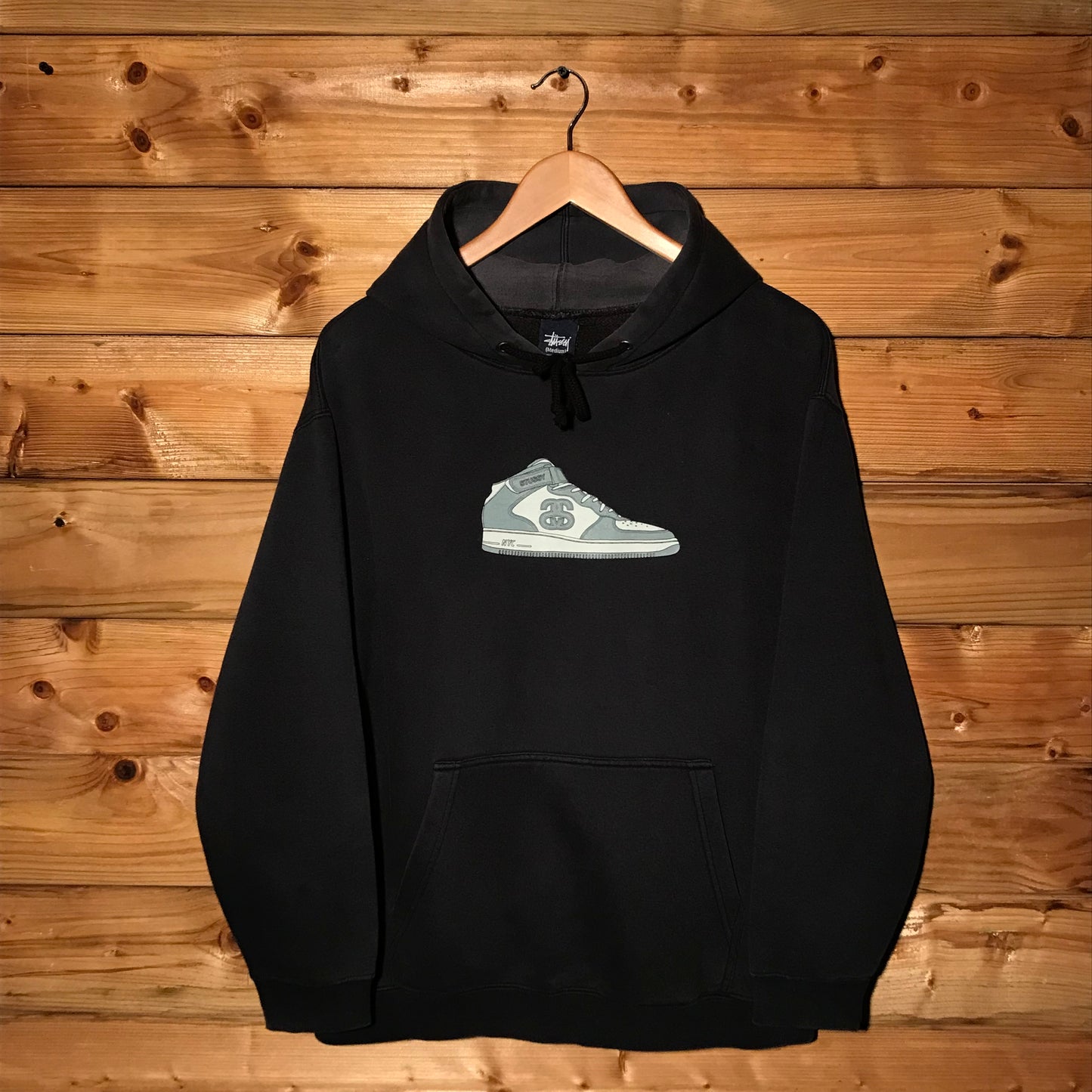 Stüssy Nike Air Force High Parody hoodie