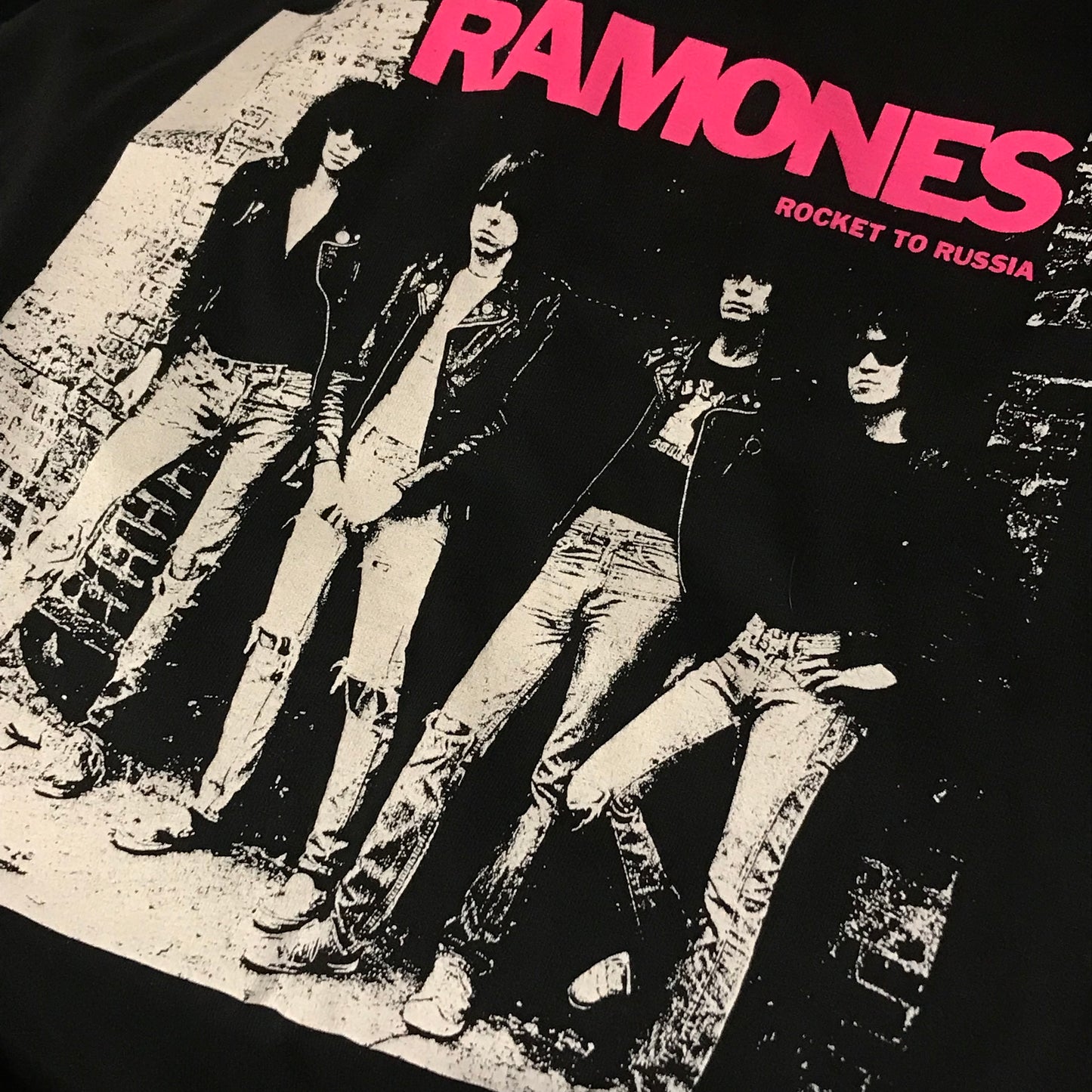Ramones Rocket To Russia Album Cover Art t shirt