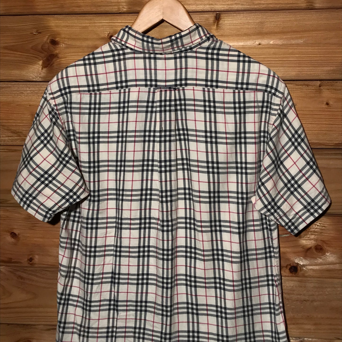Burberry Nova Check Pattern short sleeve button up shirt