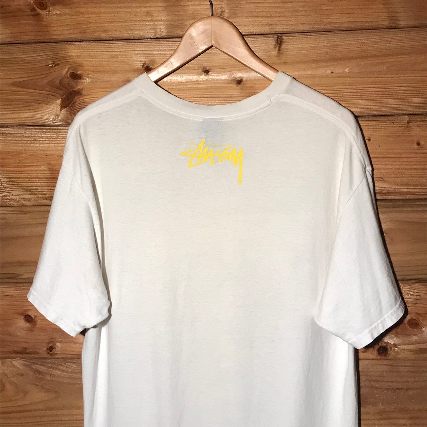 Stüssy Mod Scooter World Tour Script Spellout t shirt