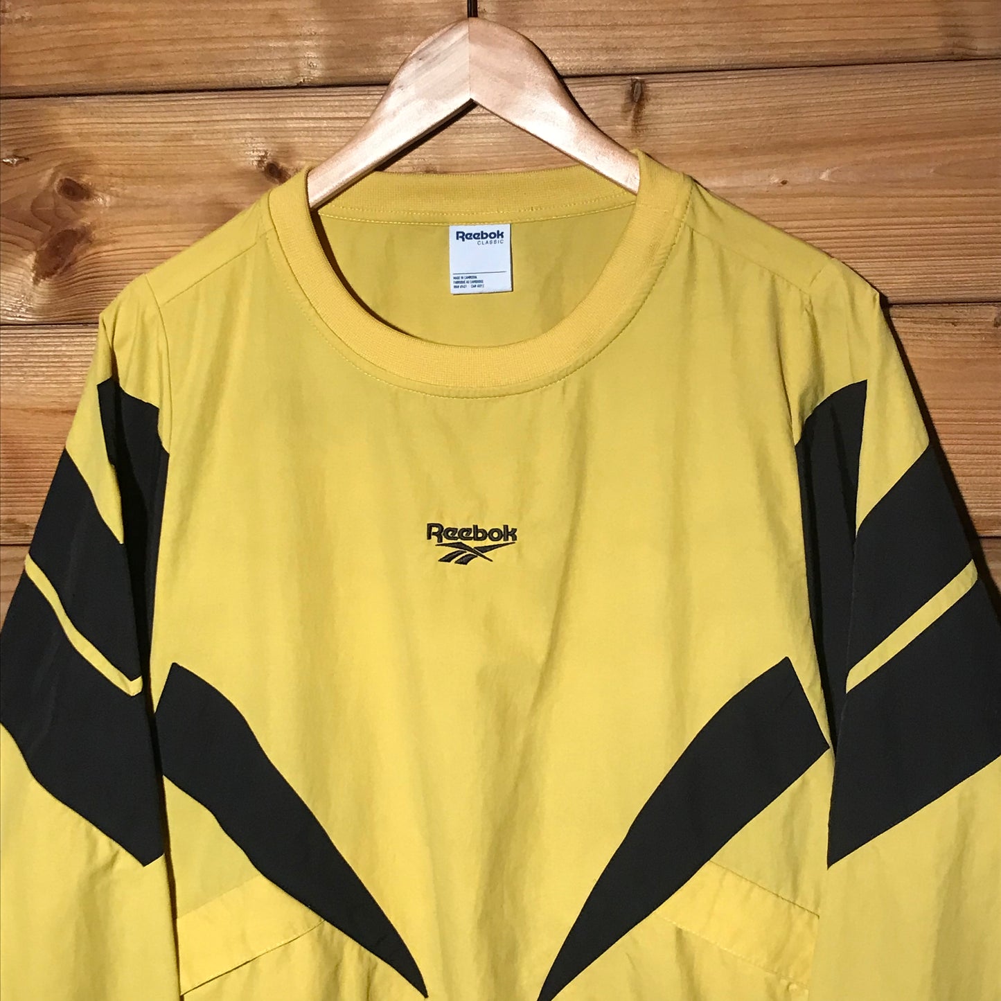 Reebok Centre Spellout shell sweatshirt