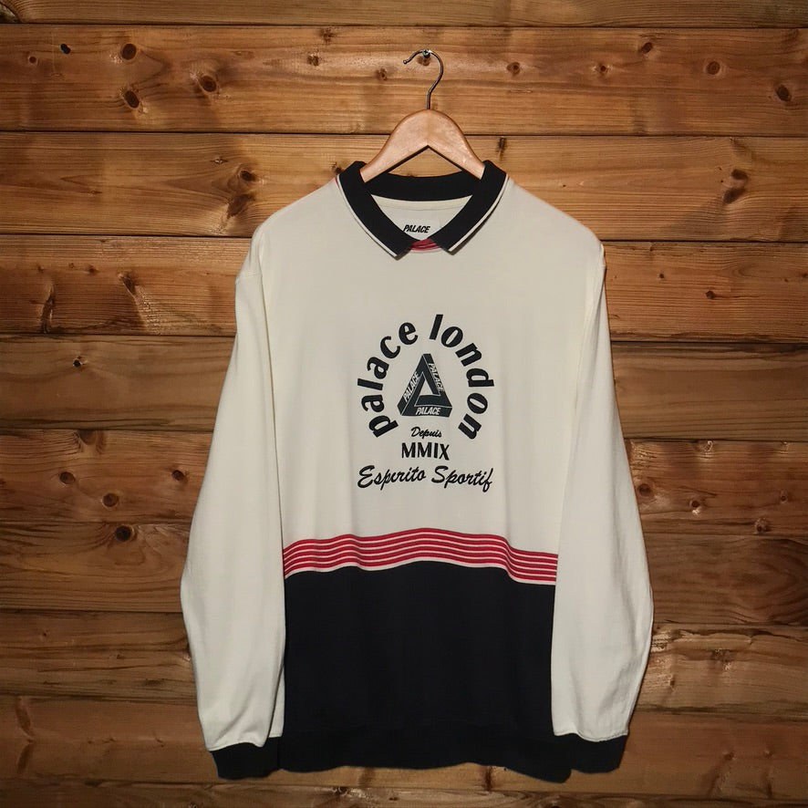 2018 Palace Esperito Sportif Collared sweatshirt