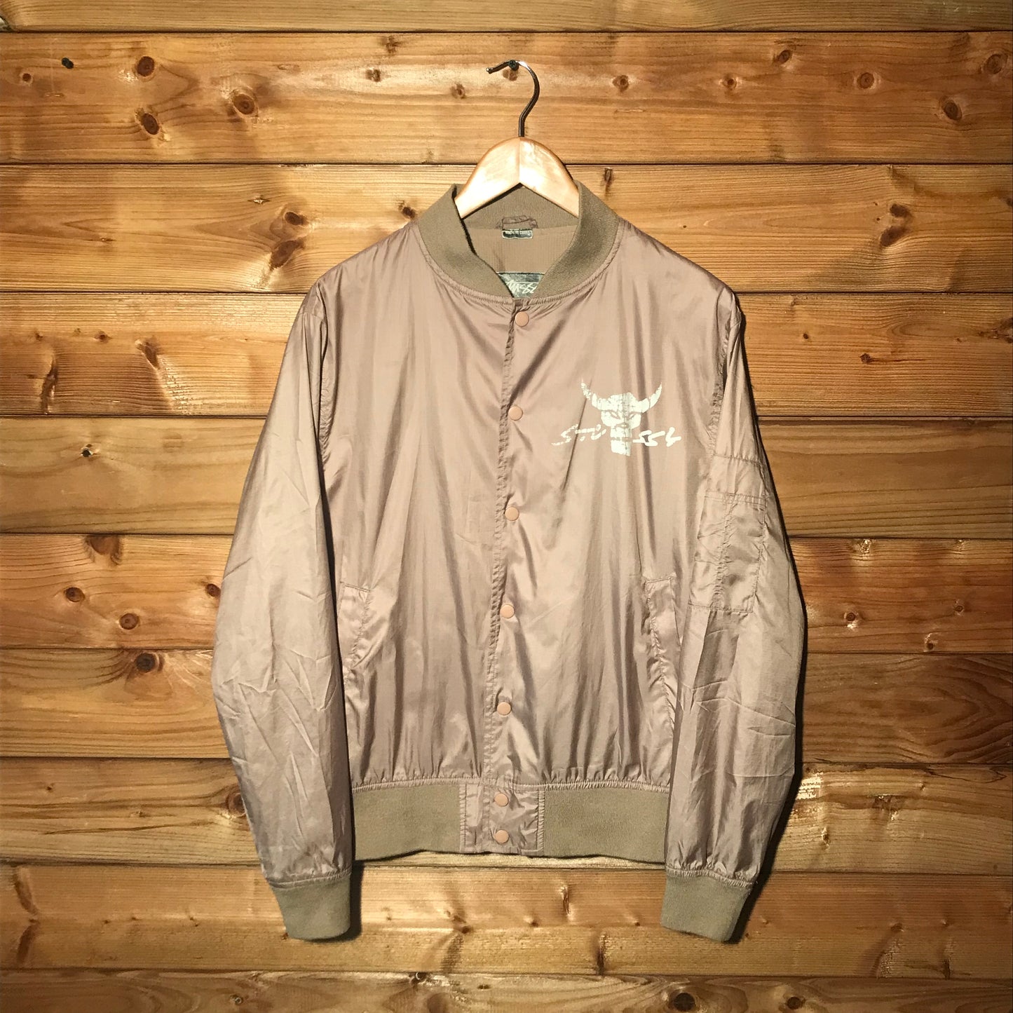 Stüssy x Futura Skullacon bomber jacket