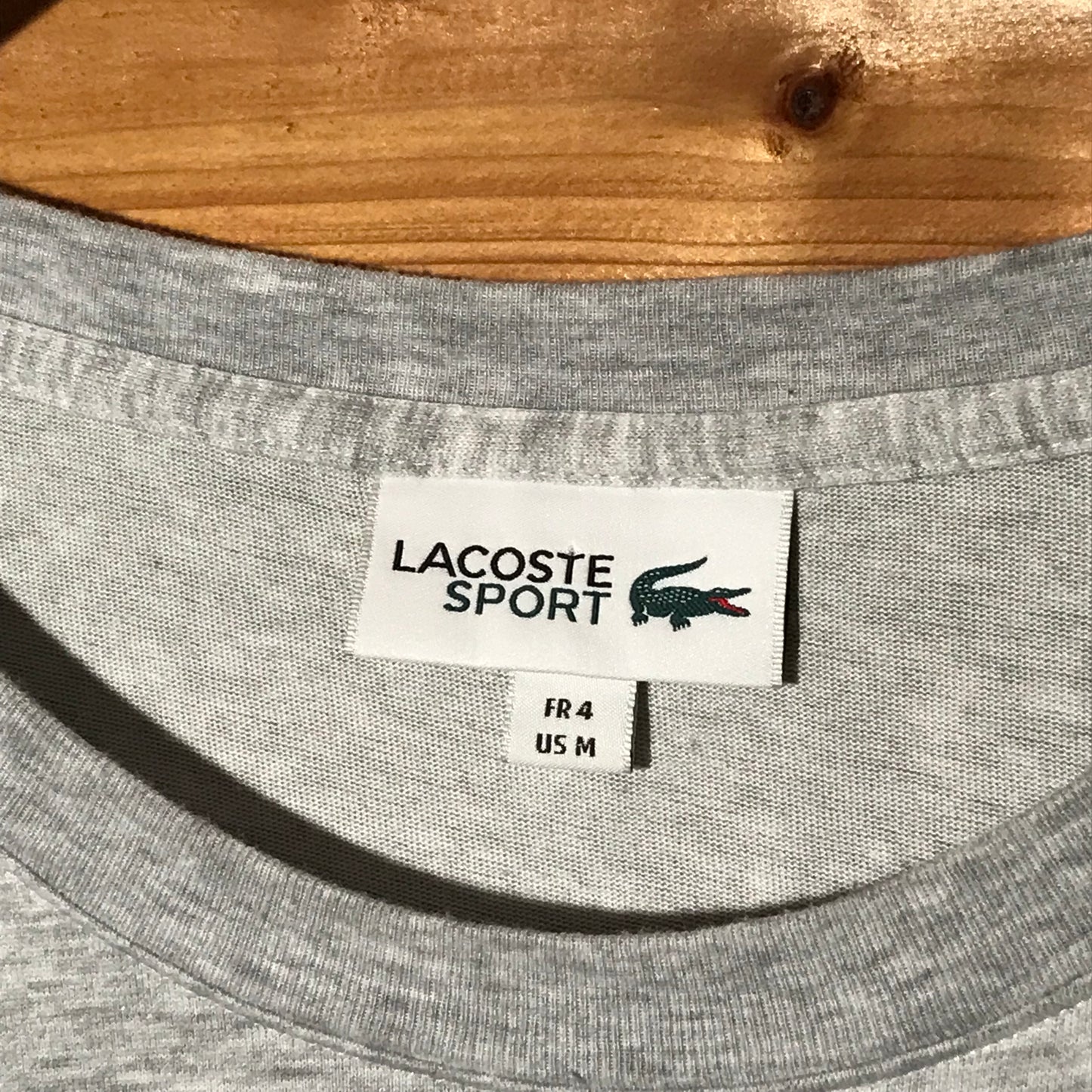 Lacoste Sport Spellout Split t shirt