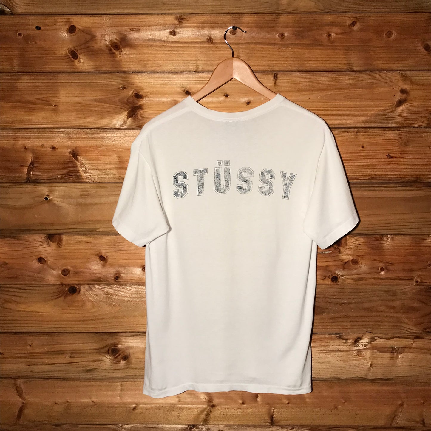 90s Stüssy 80 Centre Script Spellout t shirt