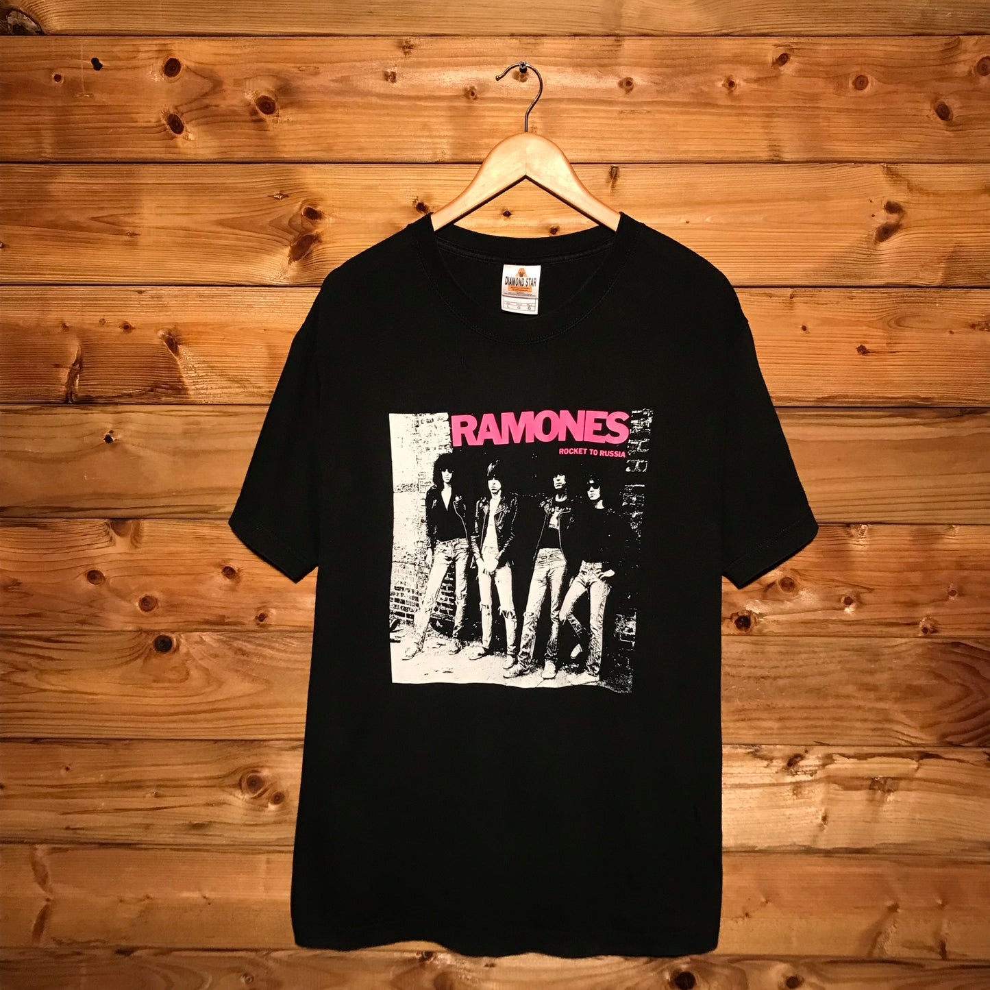 Ramones Rocket To Russia Album Cover Art t shirt