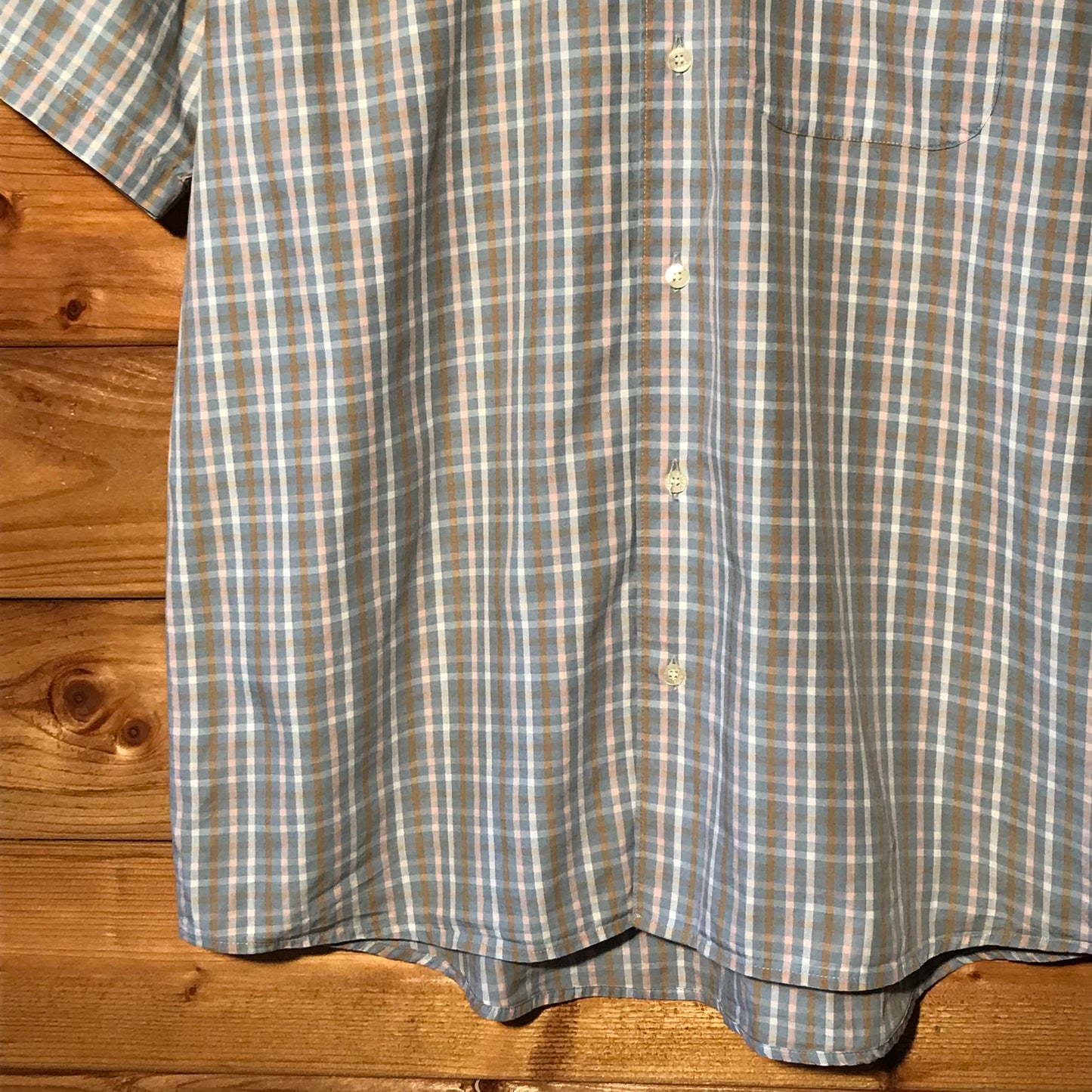 Lacoste Plaid button up shirt