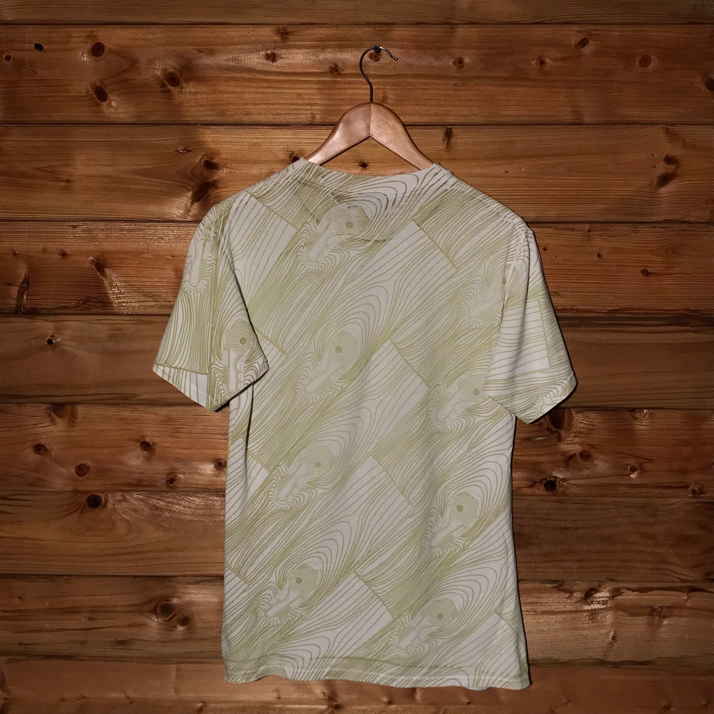 2005 Stüssy x Nike Court Force Wood AOP t shirt