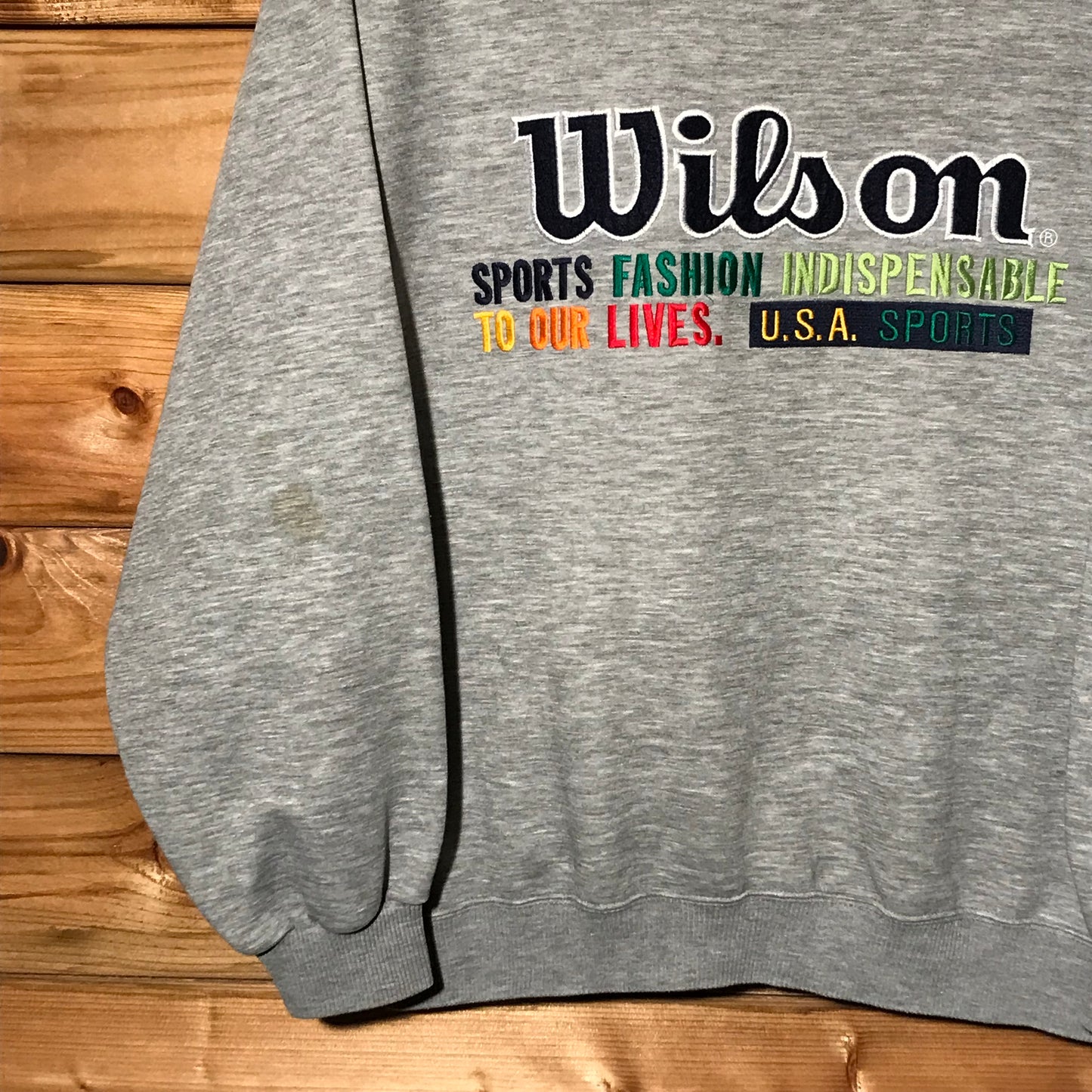 90s Wilson USA Sports Centre Spellout sweatshirt