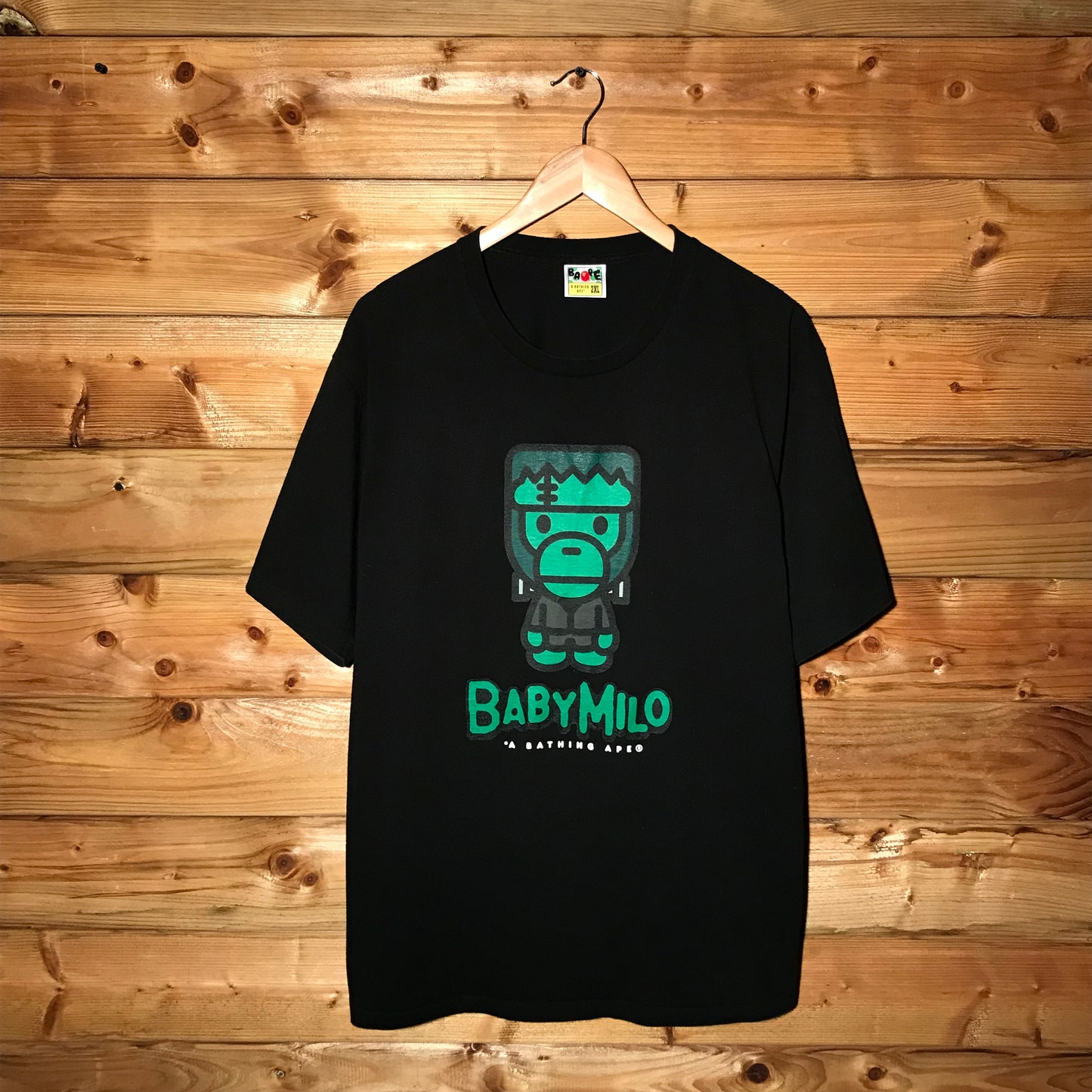 2016 Baby Milo, A Bathing Ape Halloween Frankenstein t shirt