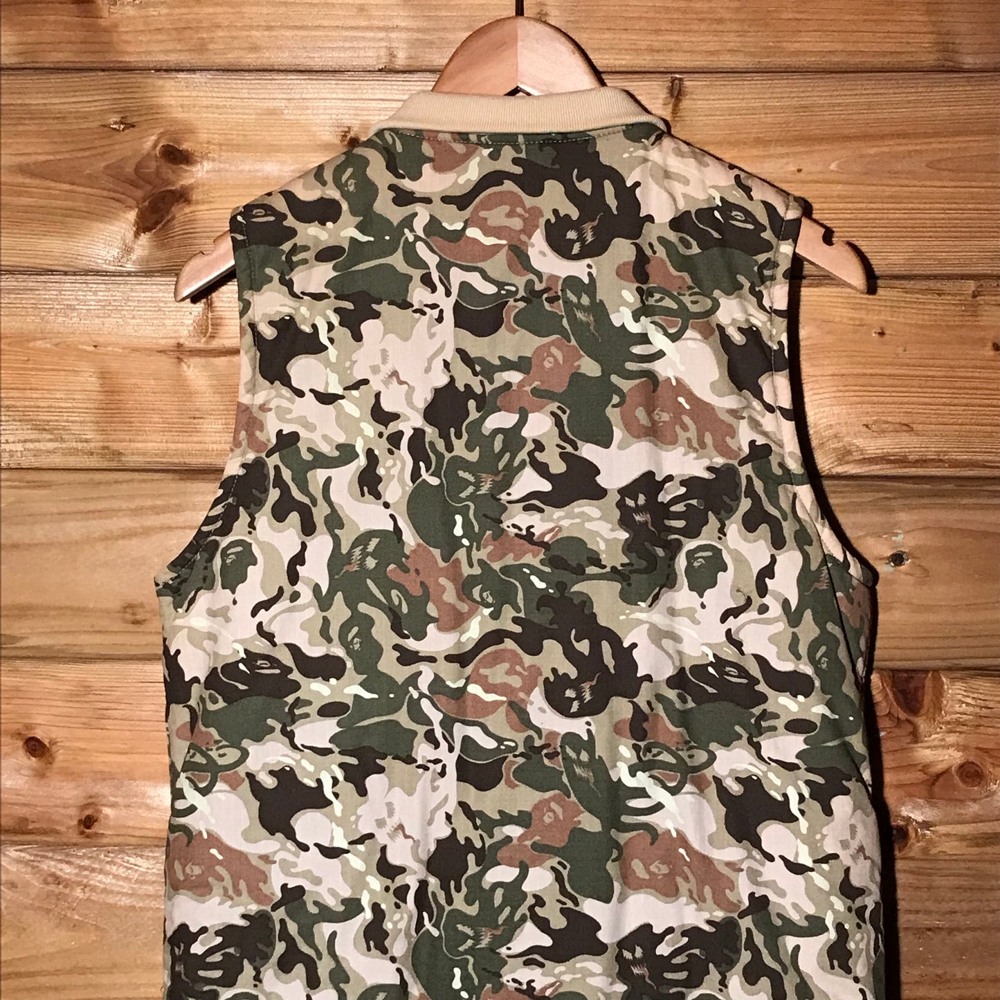 Bape, A Bathing Ape BDU Ghost Camo AOP gilet jacket