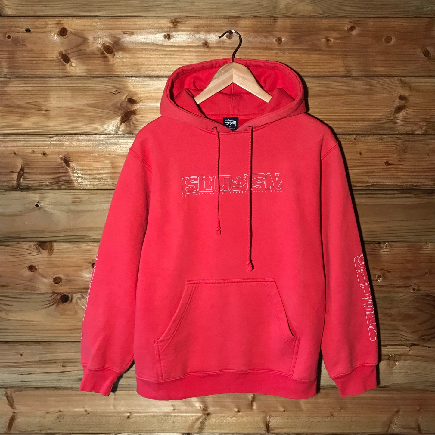 90s Stüssy NYTLA Intercontinental Respect hoodie
