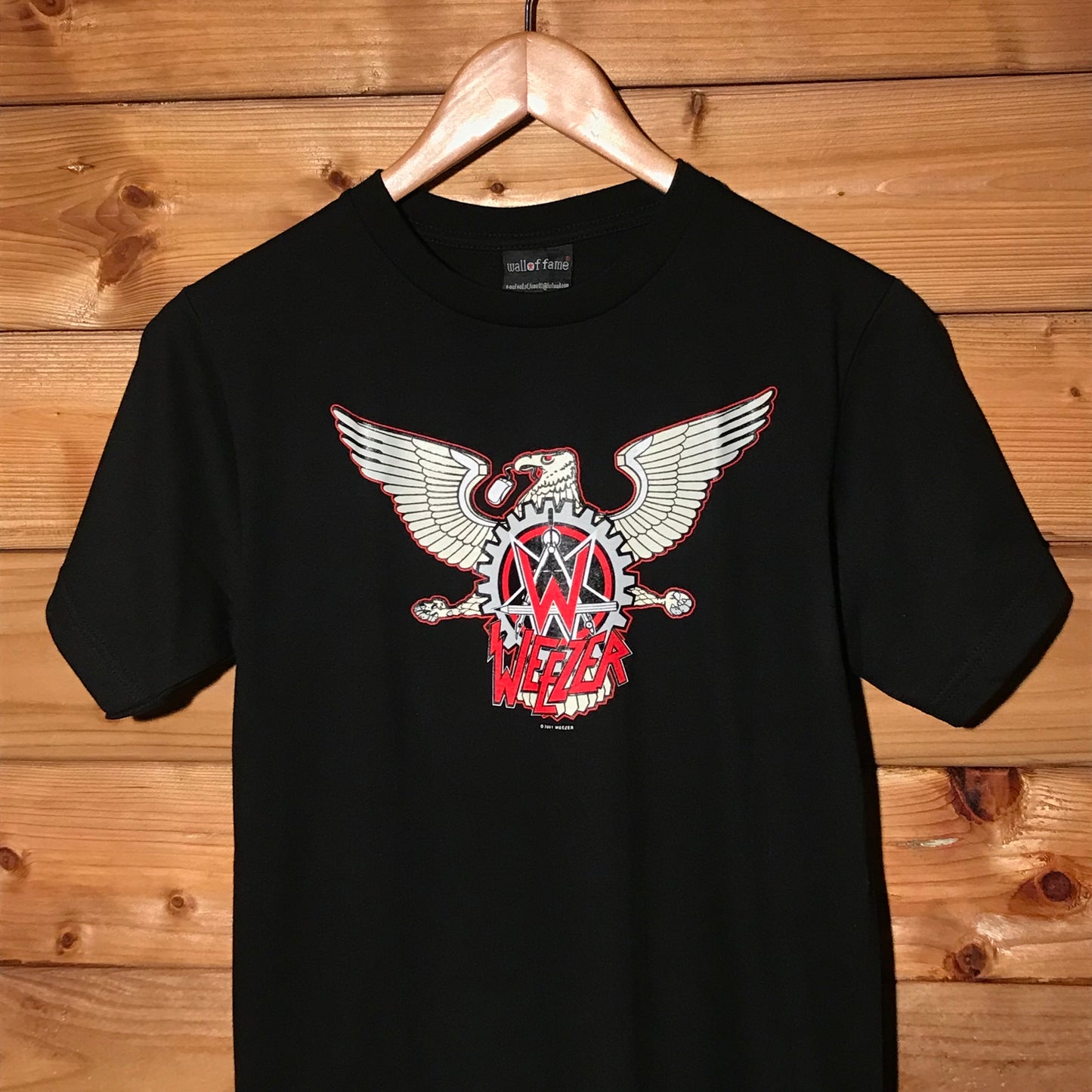 2001 Weezer Geektanic Weezmacht t shirt