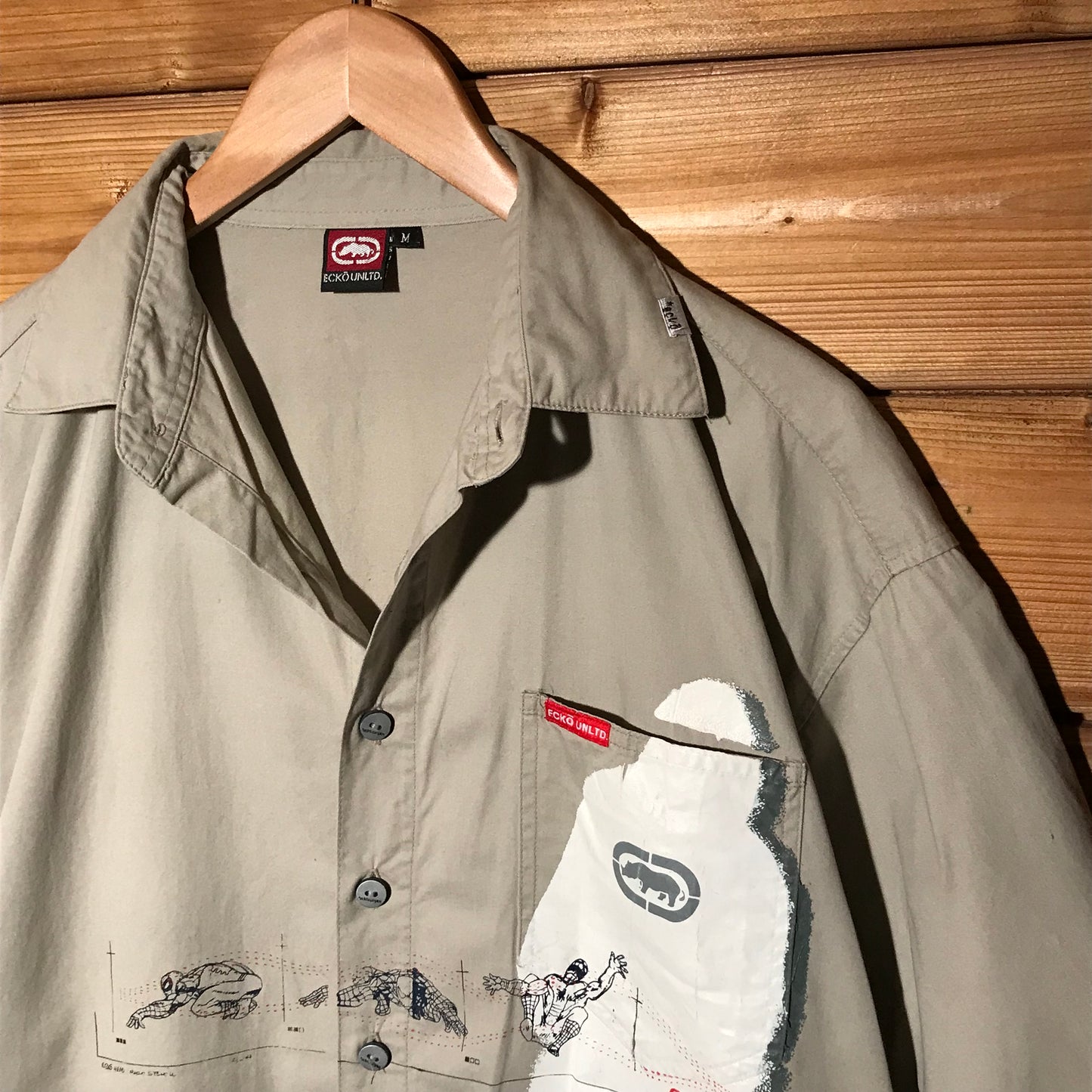 Ecko Unltd Mindlabs x Marvel Spiderman button up shirt