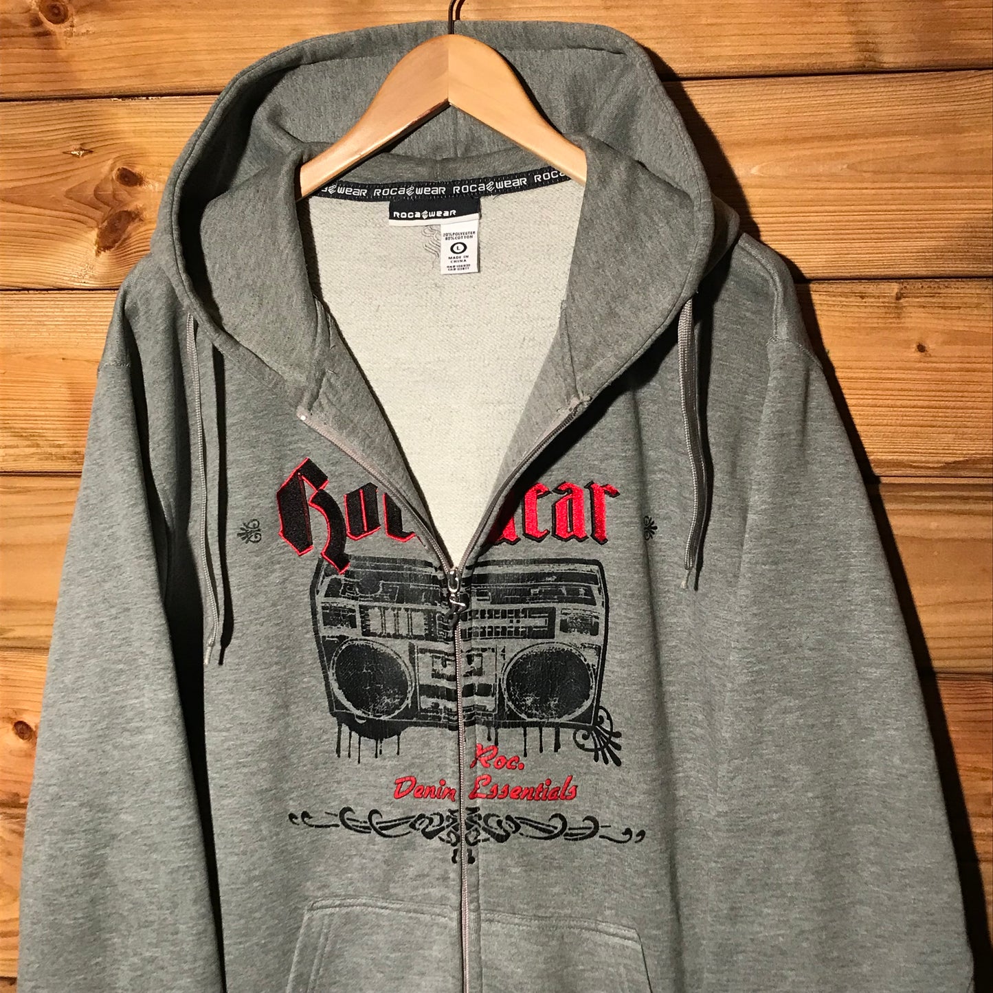 Rocawear Boombox zip up hoodie