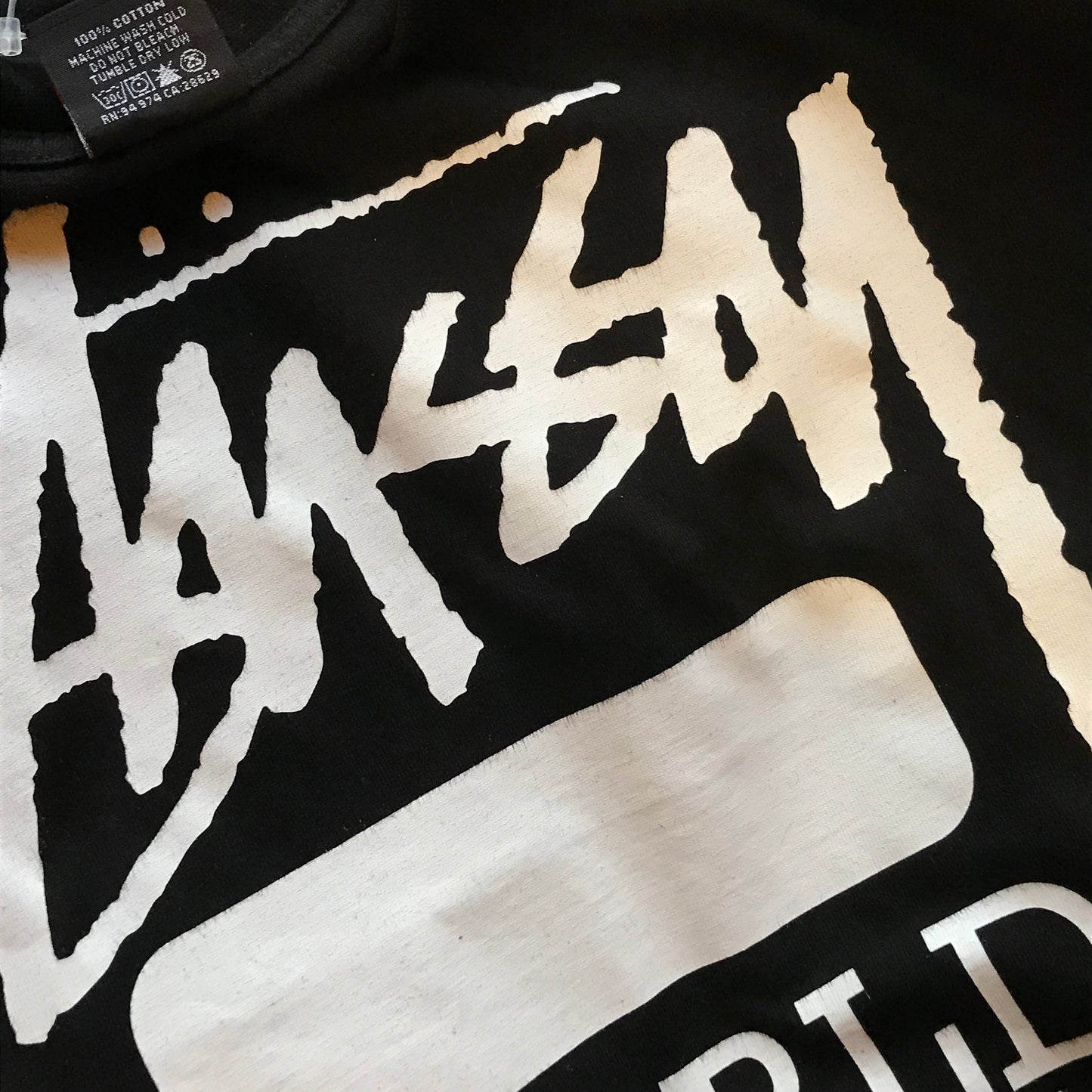 Stüssy Web Chapter World Wide Blank Box t shirt