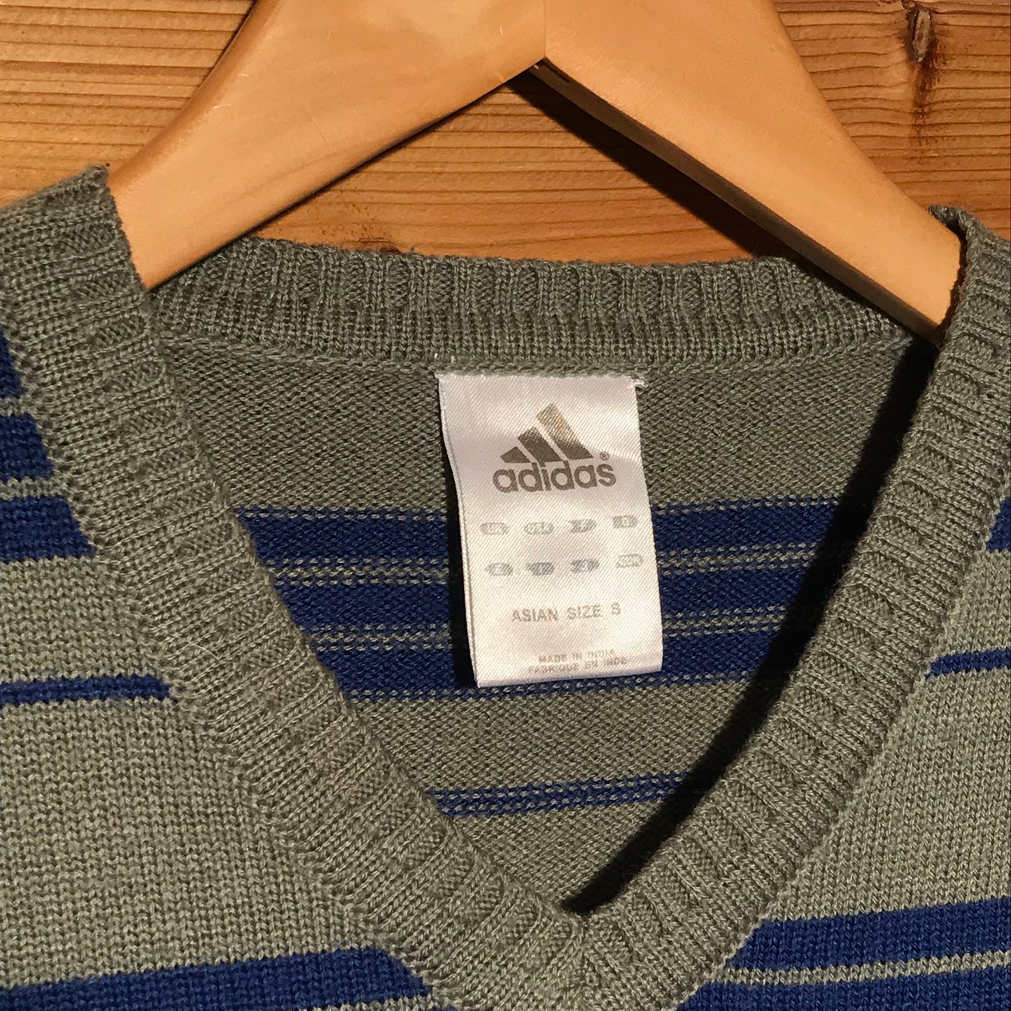 Adidas Striped knit sweatshirt