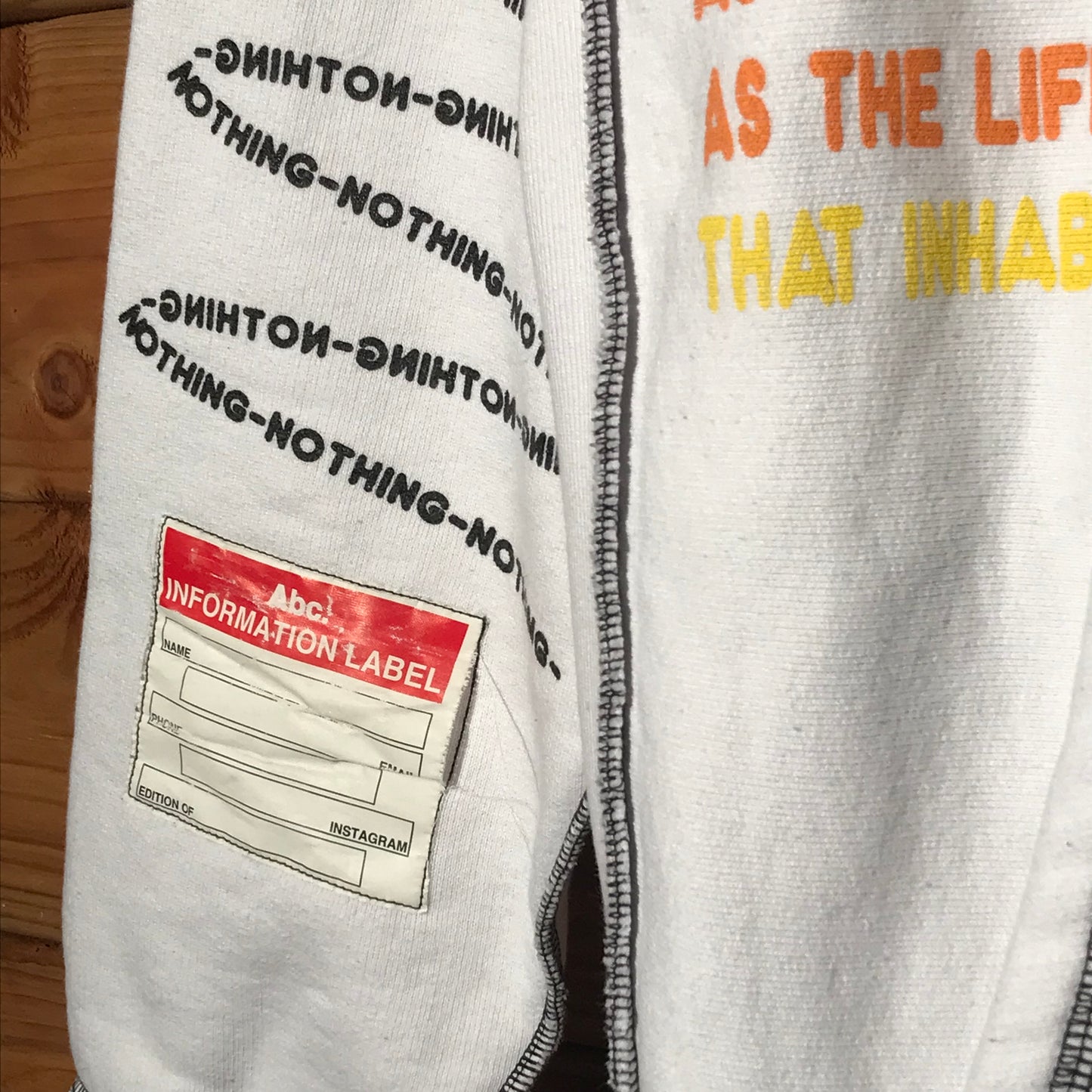 Advisory Board Crystals x Guess Jeans Planet Saving Information hoodie
