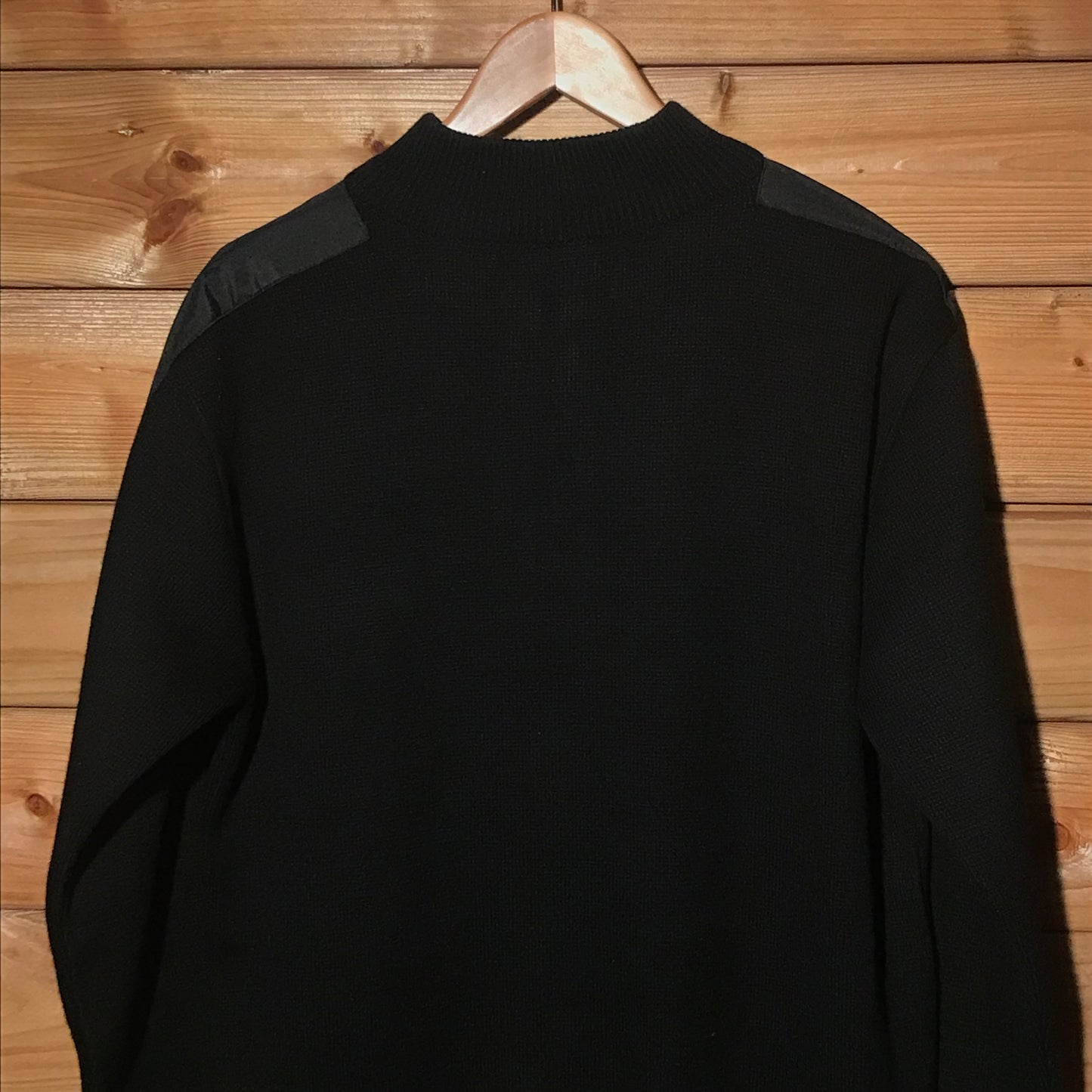 Lacoste Silver Hybrid zip up knit sweatshirt