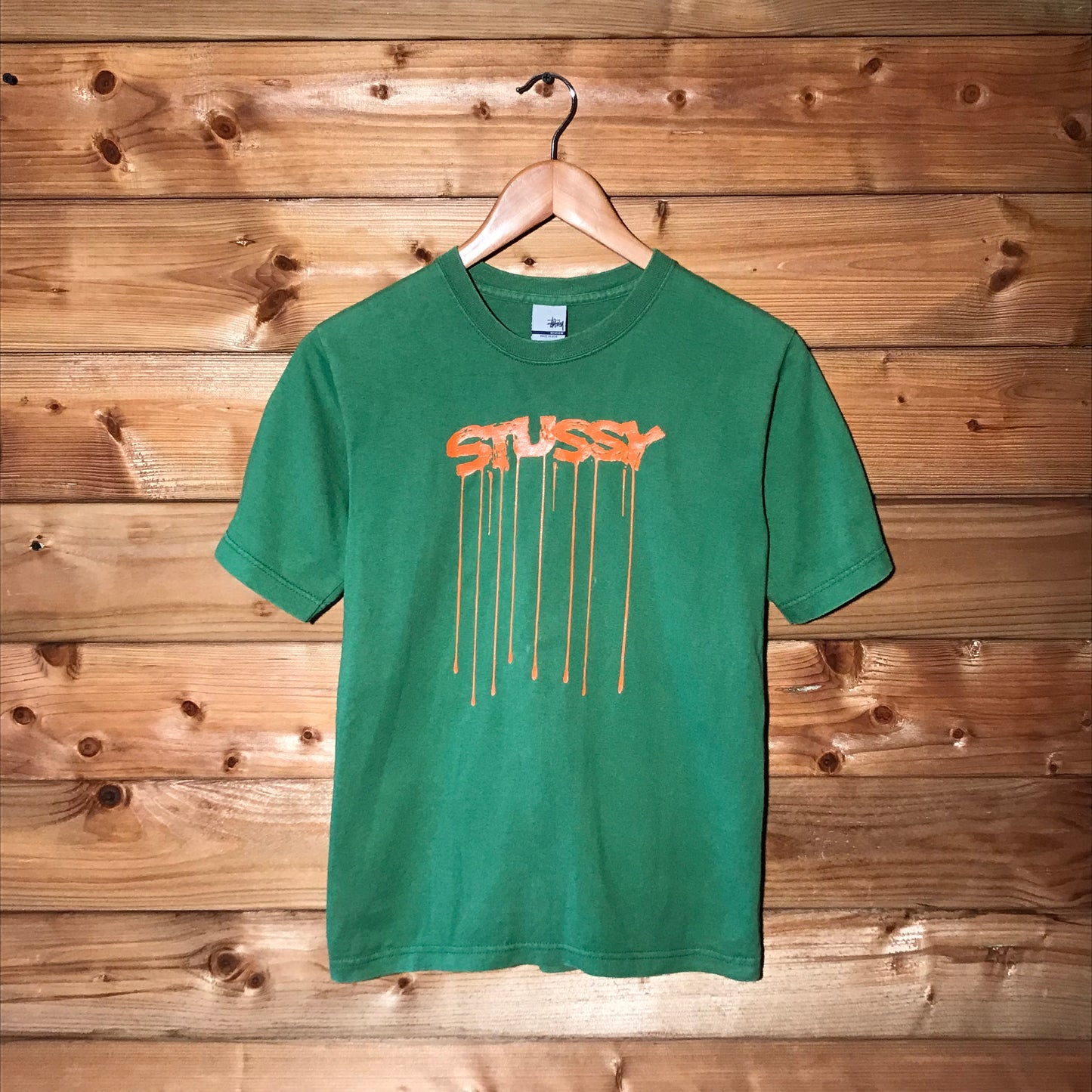 Stüssy Paint Drip Spellout t shirt