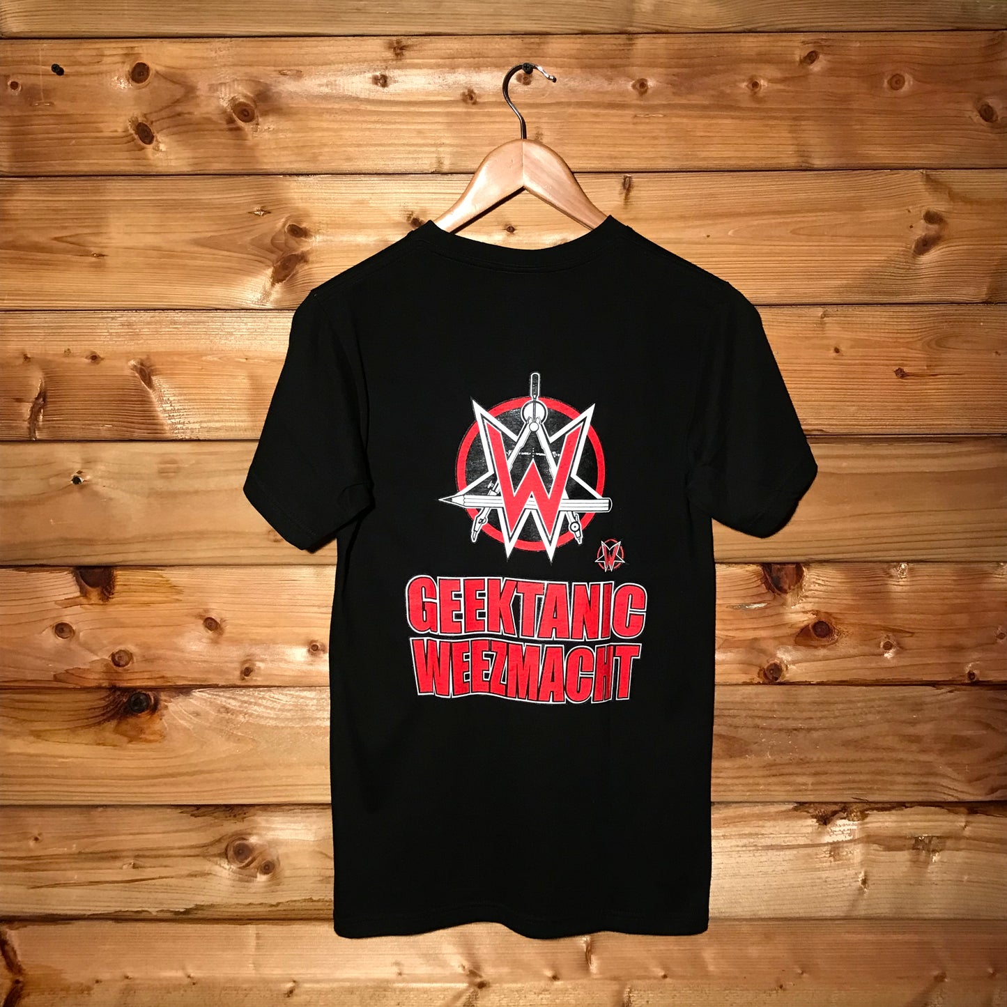 2001 Weezer Geektanic Weezmacht t shirt