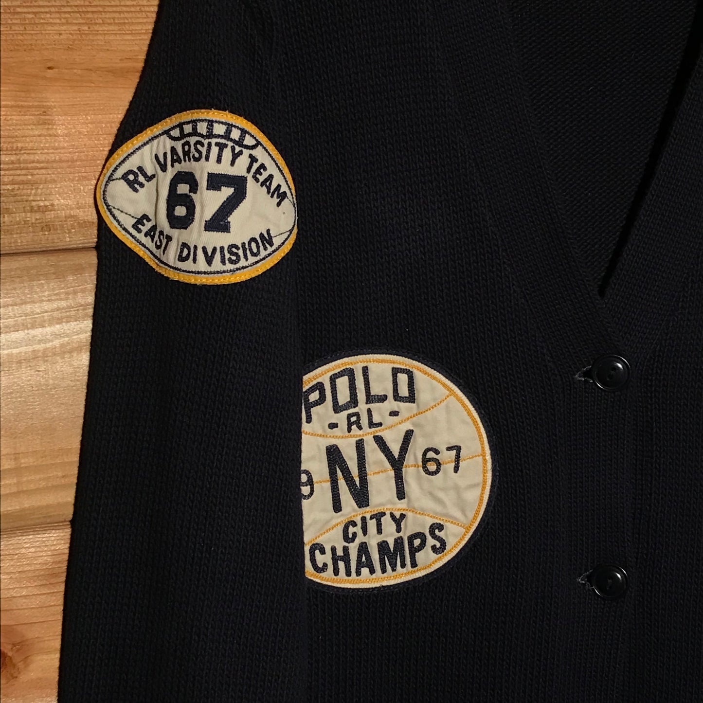 Polo Ralph Lauren NY Varsity Team knit cardigan