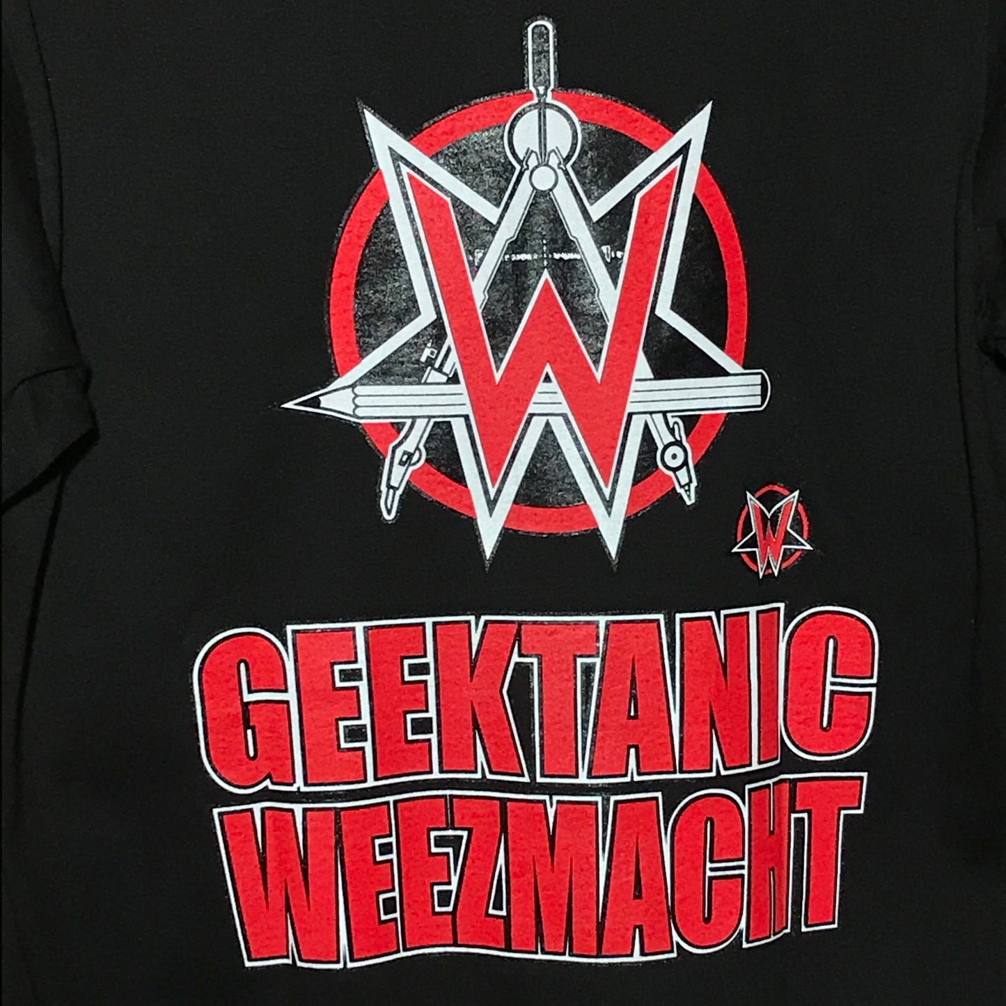2001 Weezer Geektanic Weezmacht t shirt