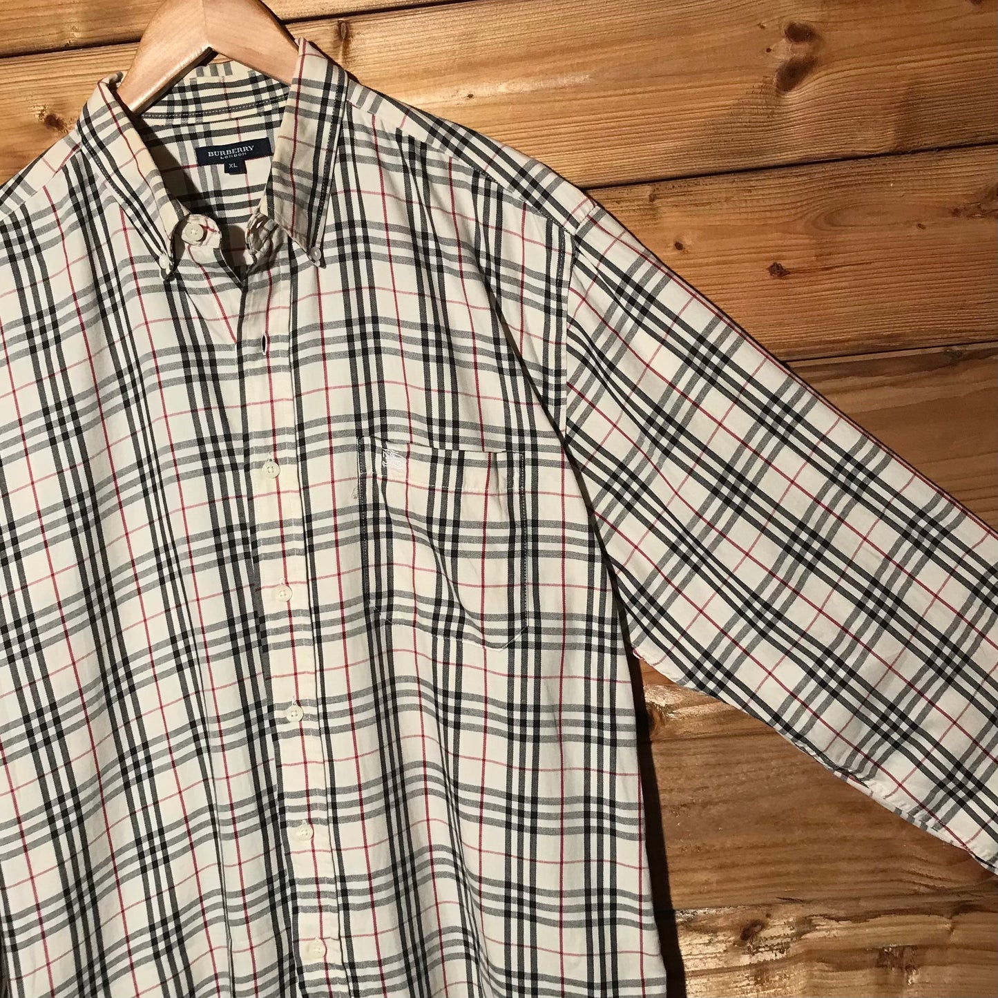 Burberry Nova Check Pattern long sleeve button up shirt