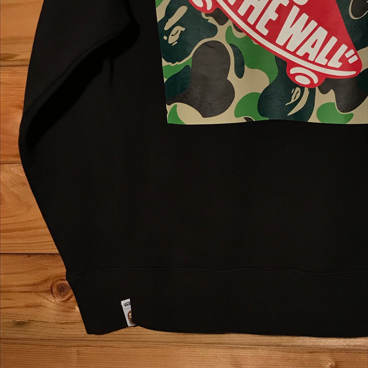 Bape, A Bathing Ape x Vans Camo hoodie