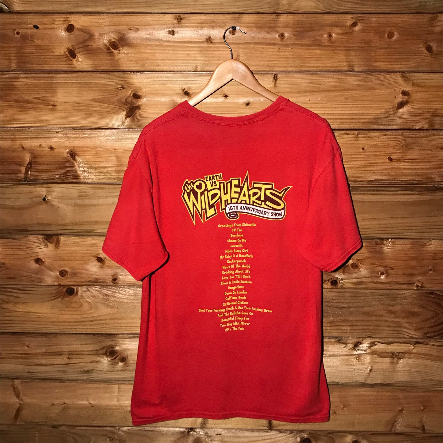 2008 The Wildhearts 15th Anniversary Show Concert t shirt