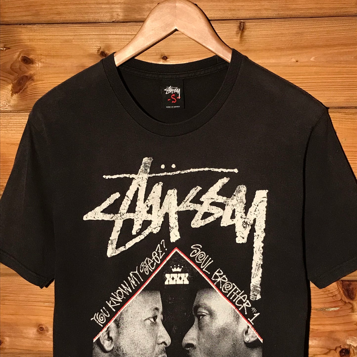 2010 Stüssy x Manhattan Records 30th Anniversary DJ Premier vs Pete Rock t shirt
