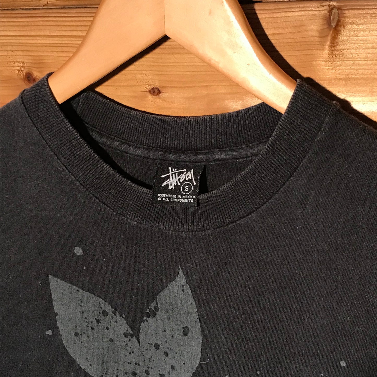 Stüssy Double Sided Floral Pattern t shirt