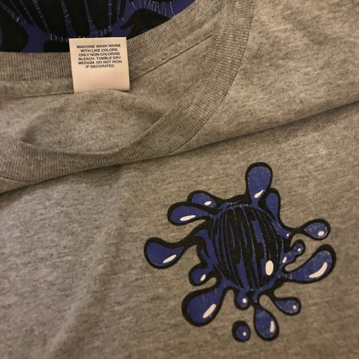 2015 Supreme Double Splat Spellout t shirt