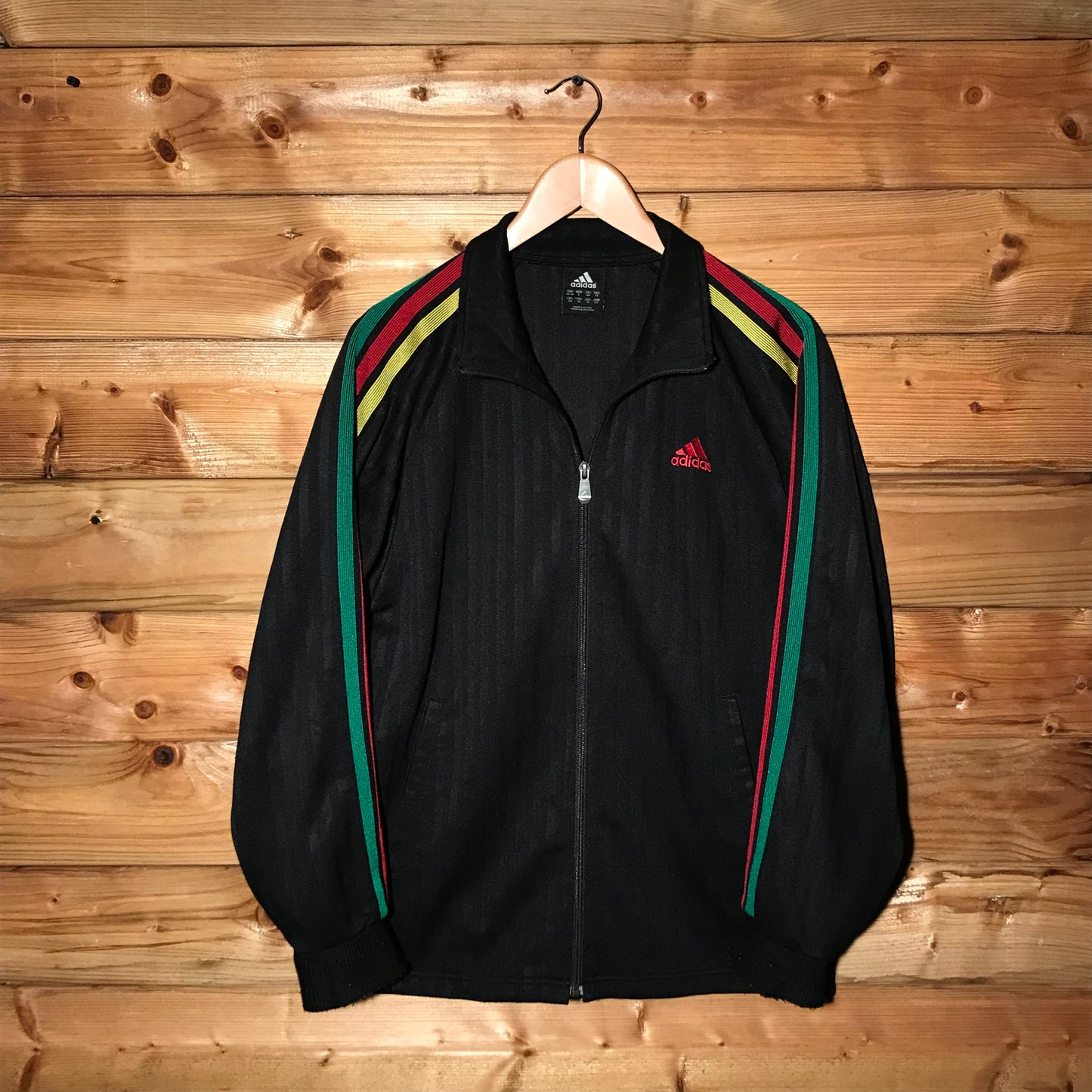 Adidas Rasta Striped track jacket